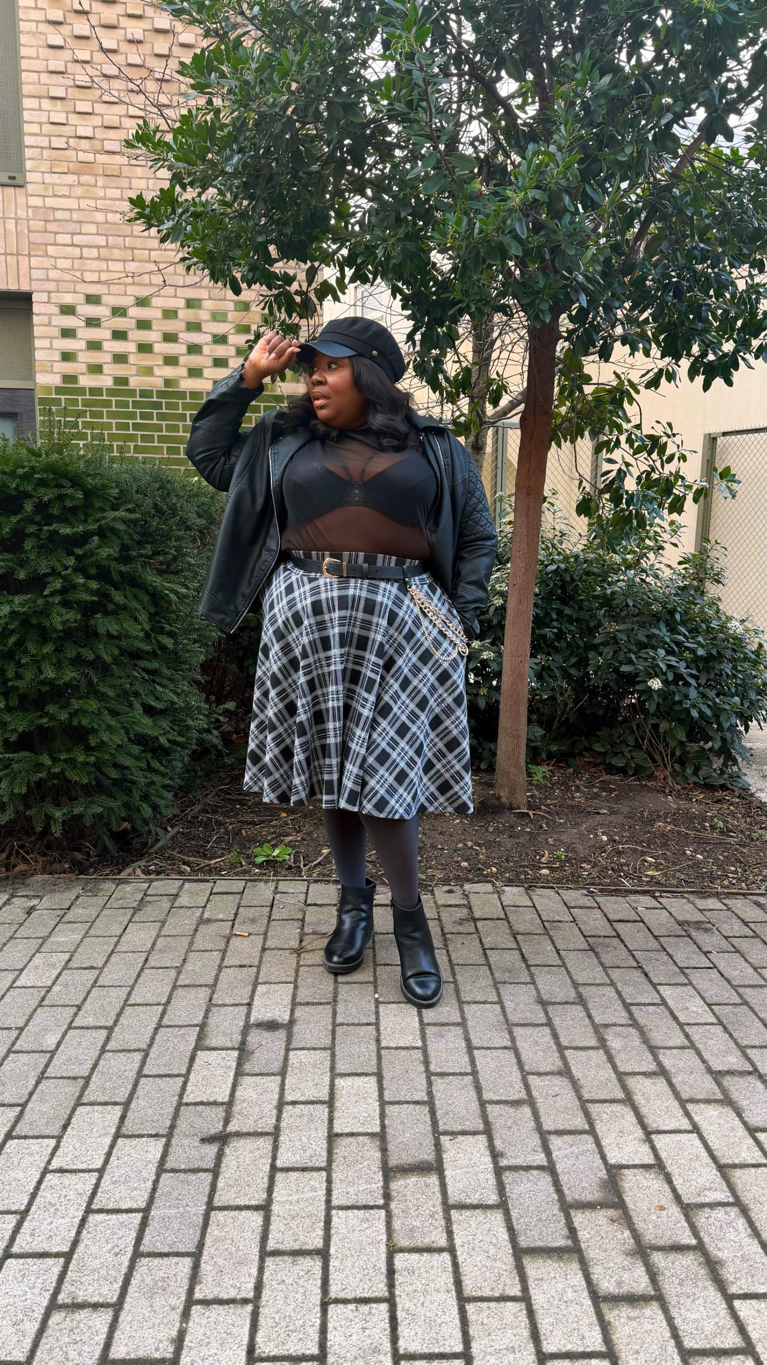 Plaid Flare Skirt - Cairn - Image 17