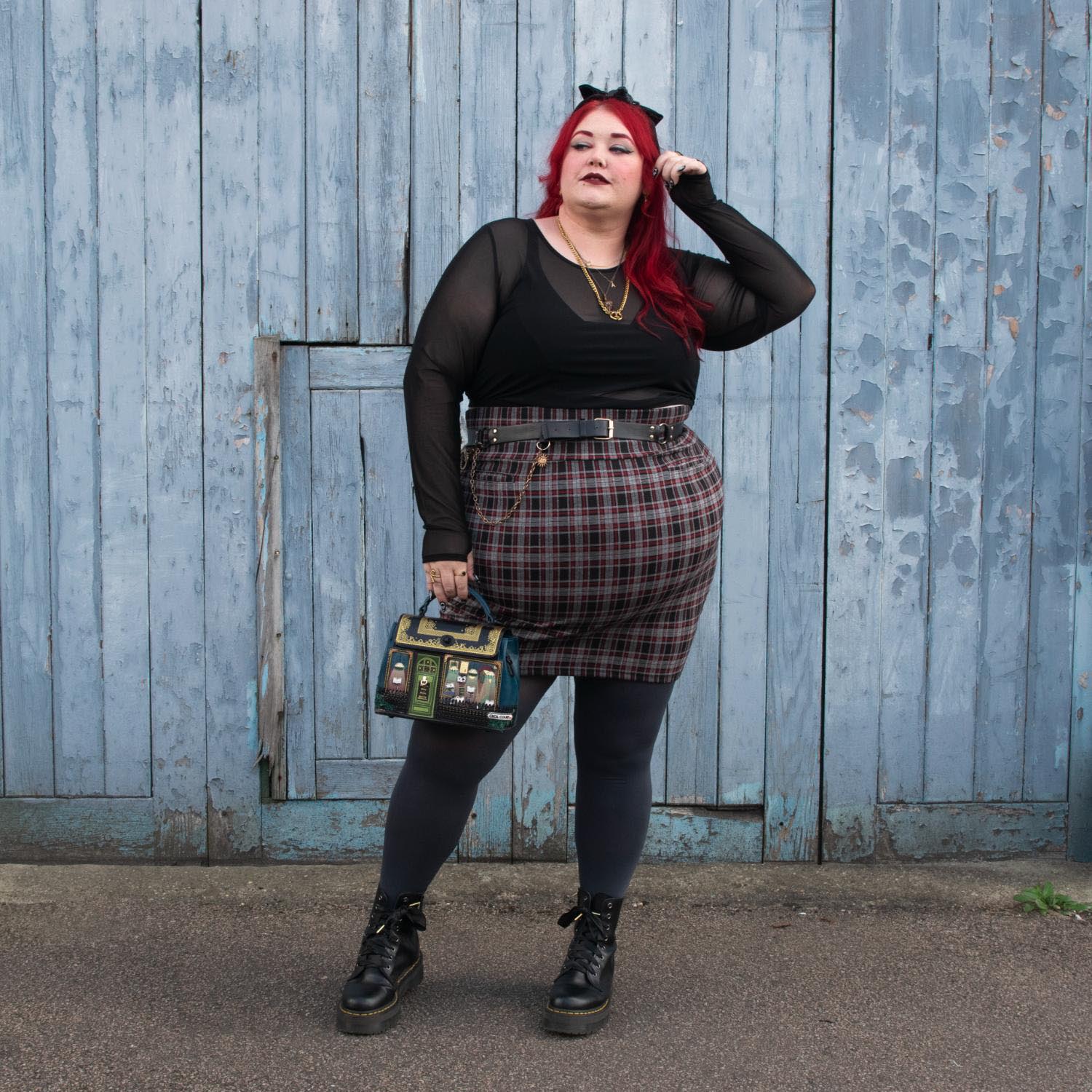 Plaid Mini Skirt - Bonnie - Image 9