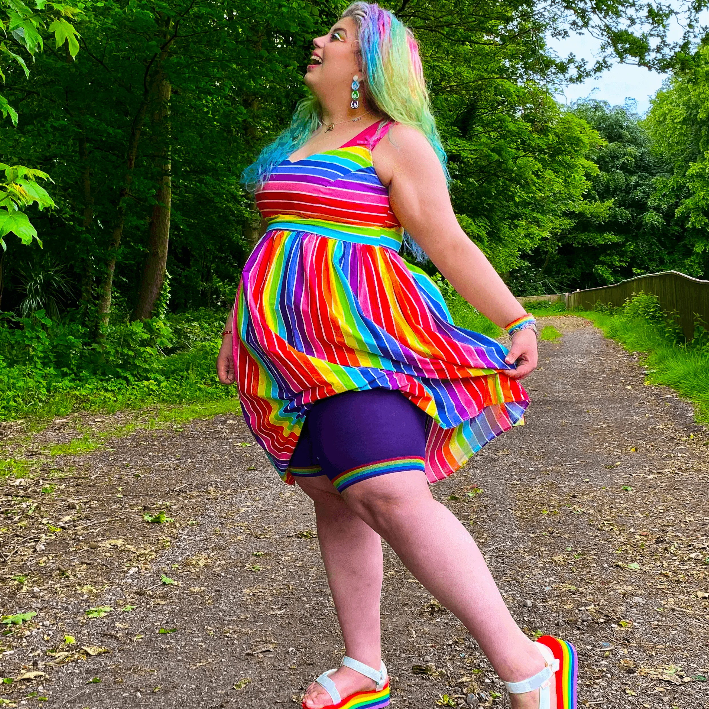 Stay Cool Chub Rub Shorts - Pride - Human Nature - Image 15