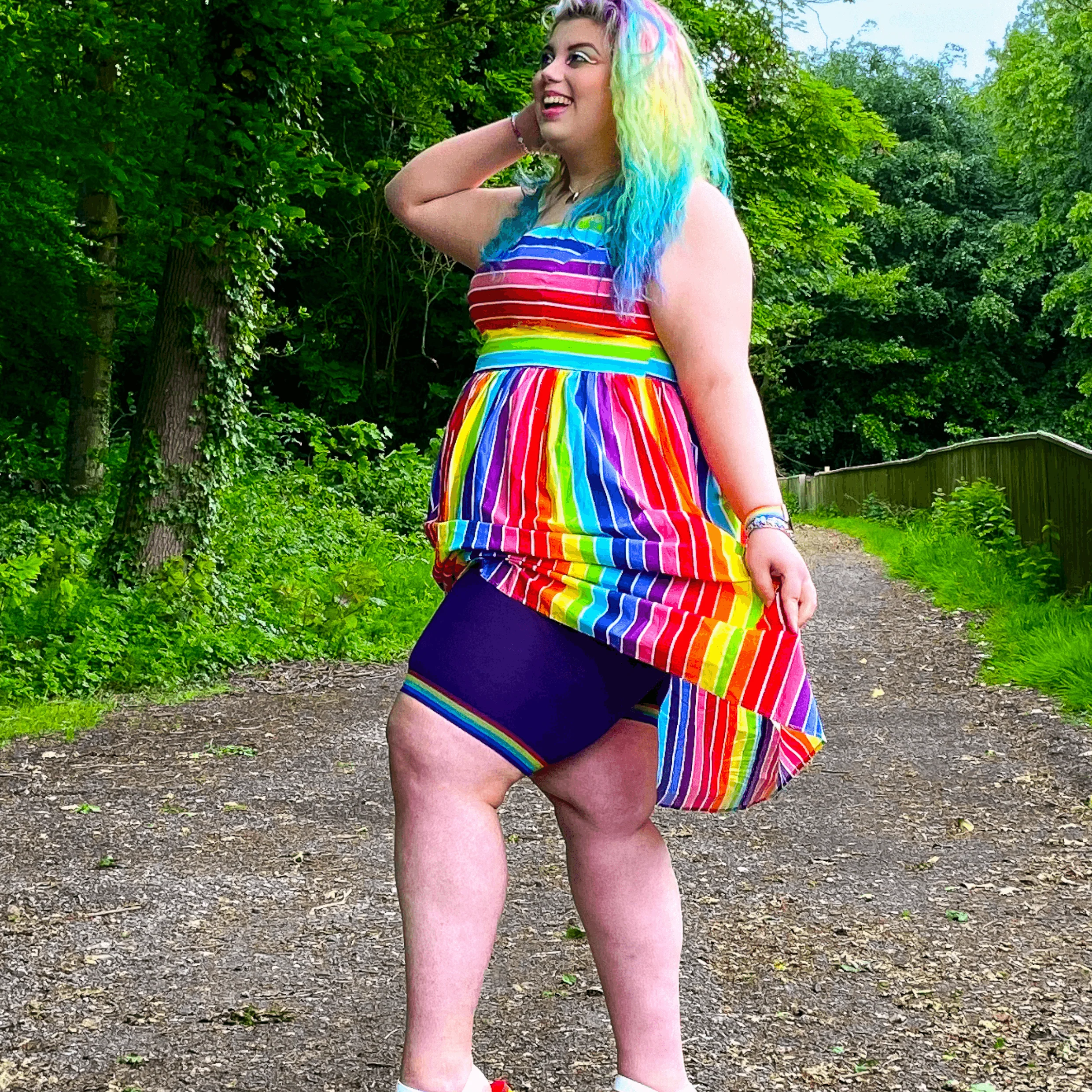 Stay Cool Chub Rub Shorts - Pride - Human Nature - Image 18
