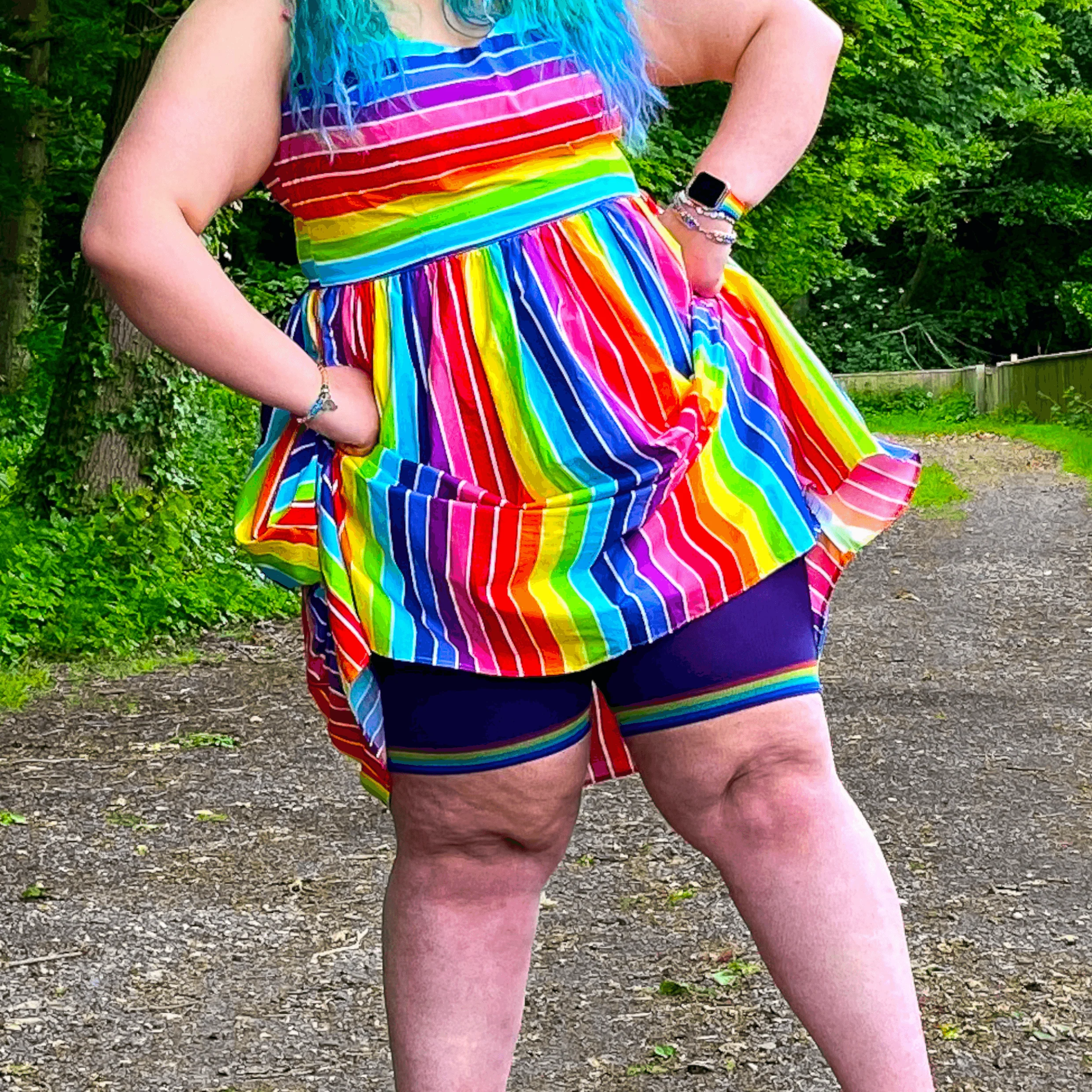 Stay Cool Chub Rub Shorts - Pride - Human Nature - Image 21