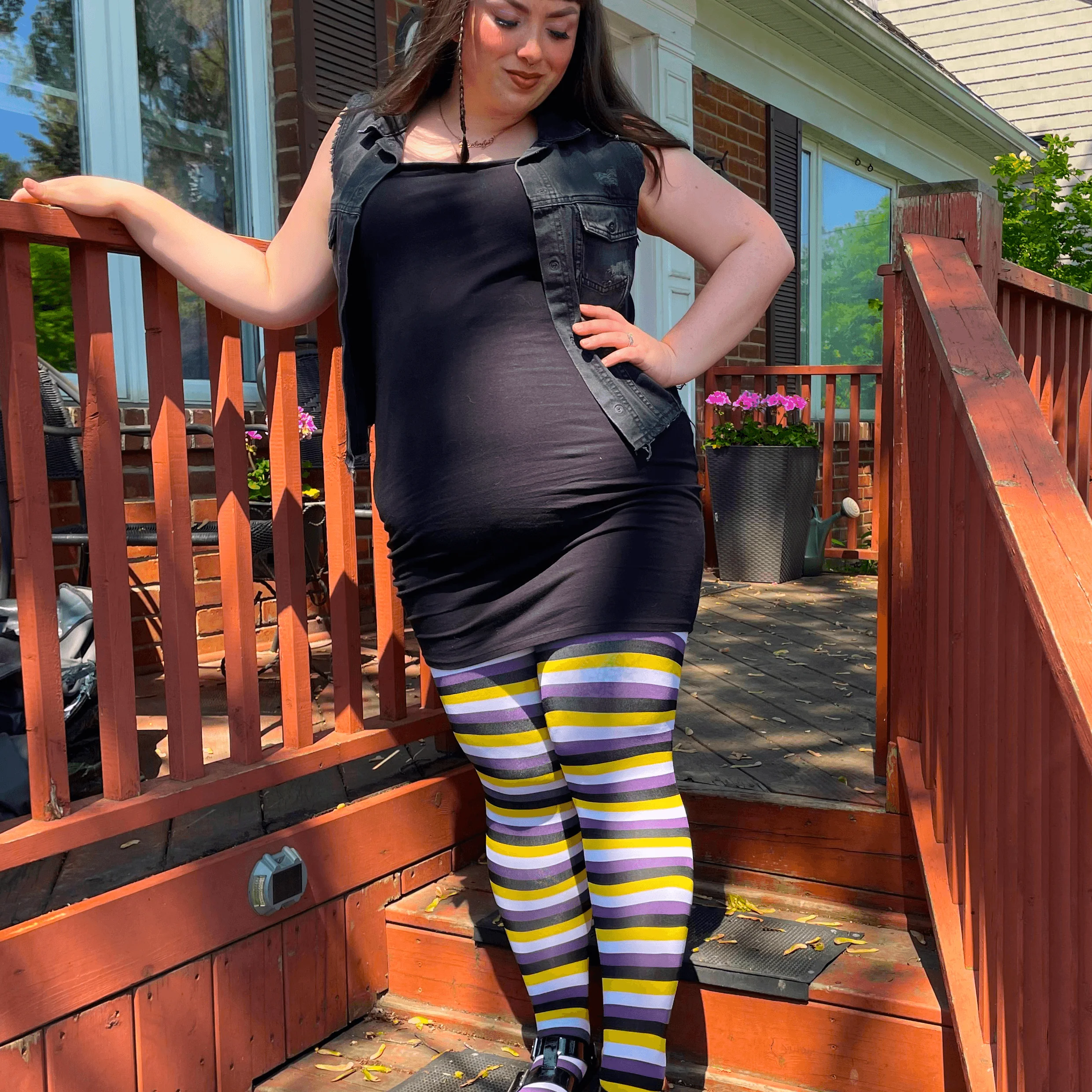 Pride Striped Tights - Elliot - Image 10