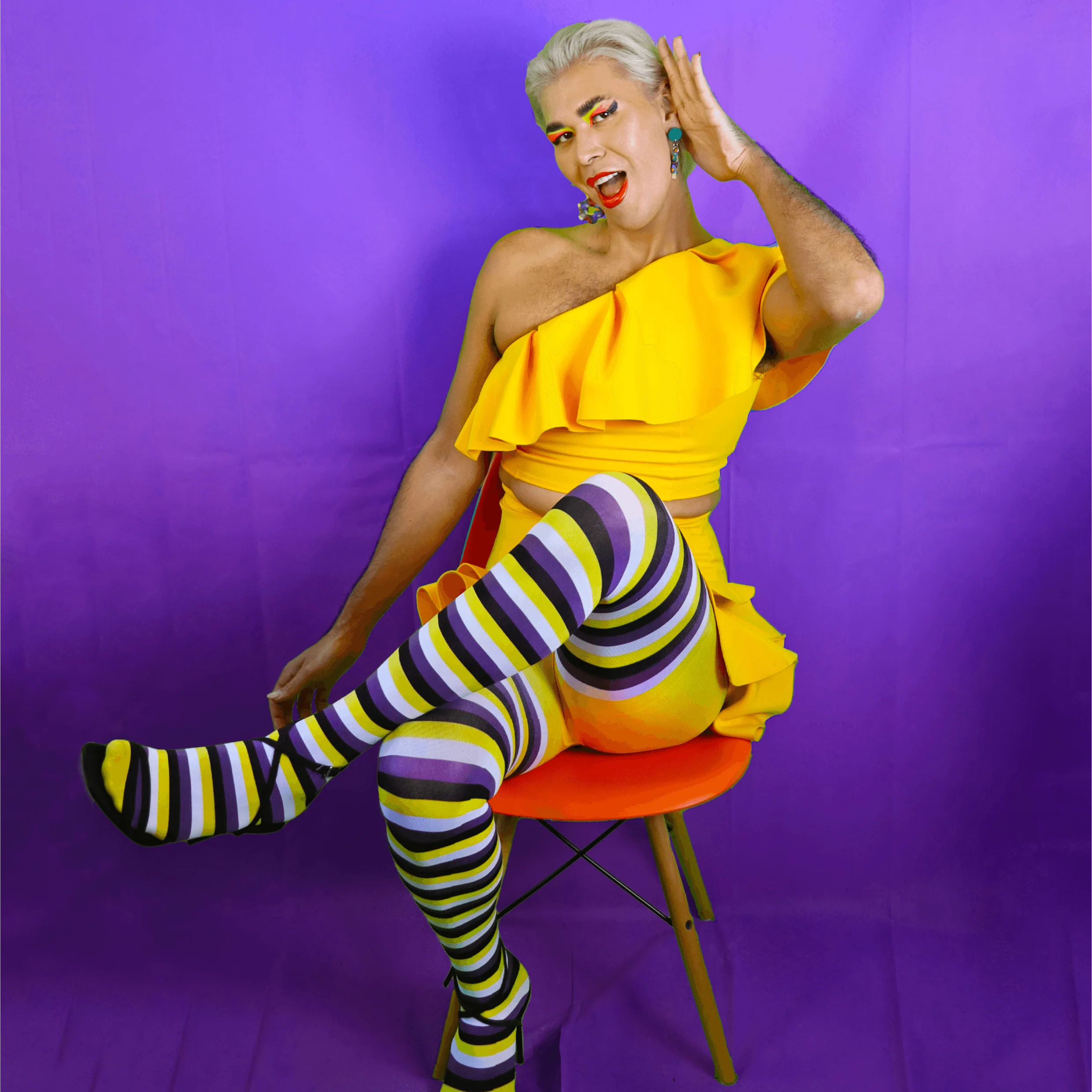 Pride Striped Tights - Elliot - Image 11