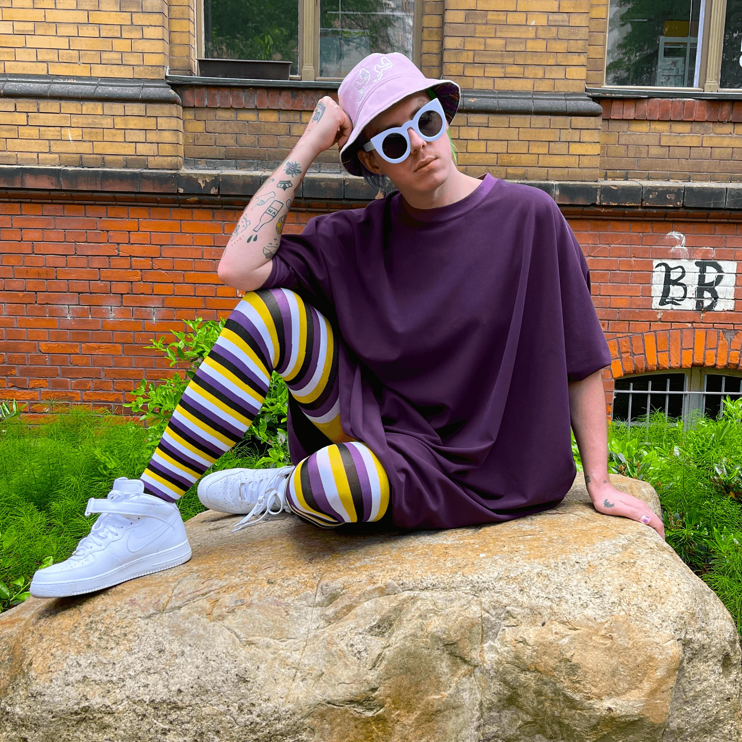 Pride Striped Tights - Elliot - Image 12