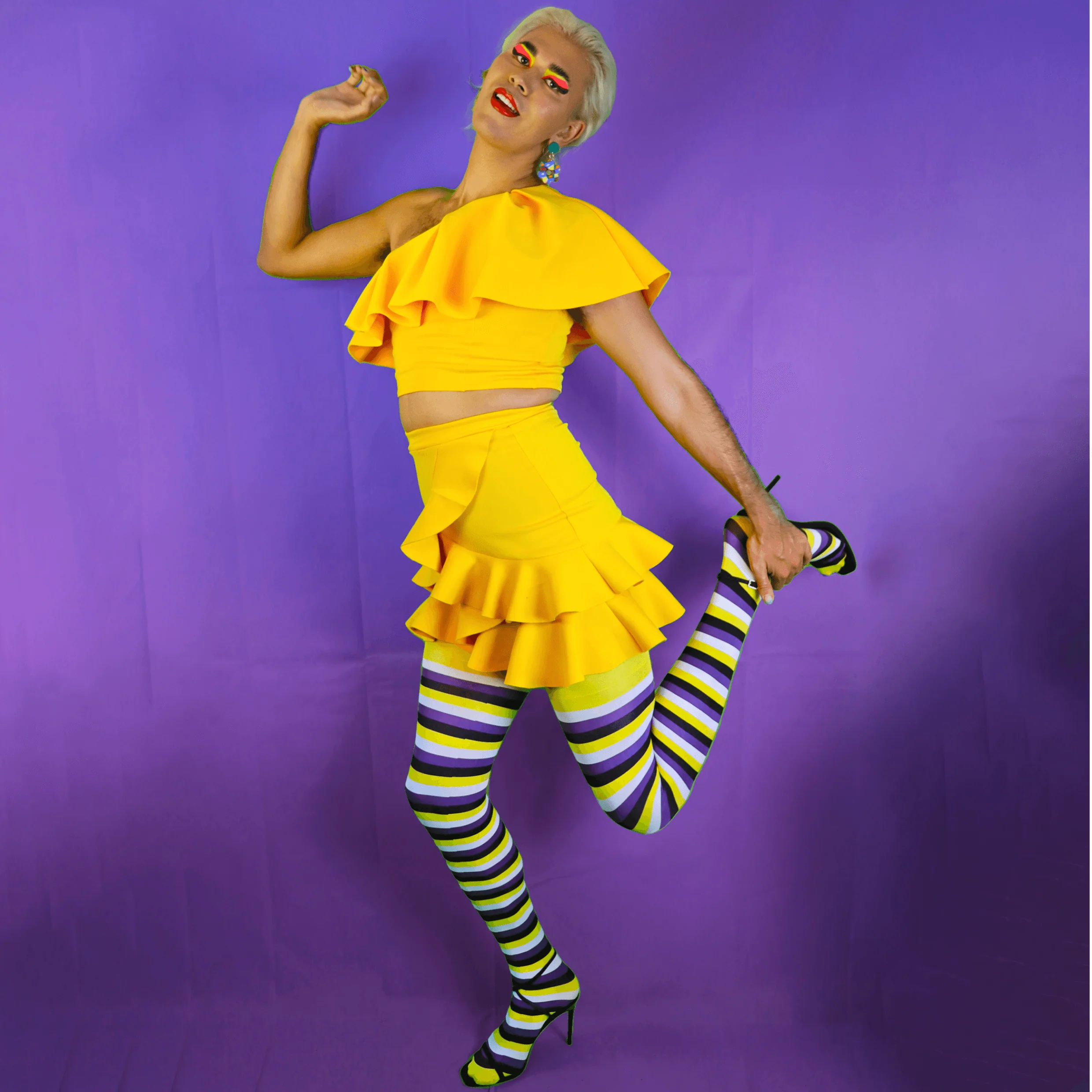 Pride Striped Tights - Elliot - Image 9