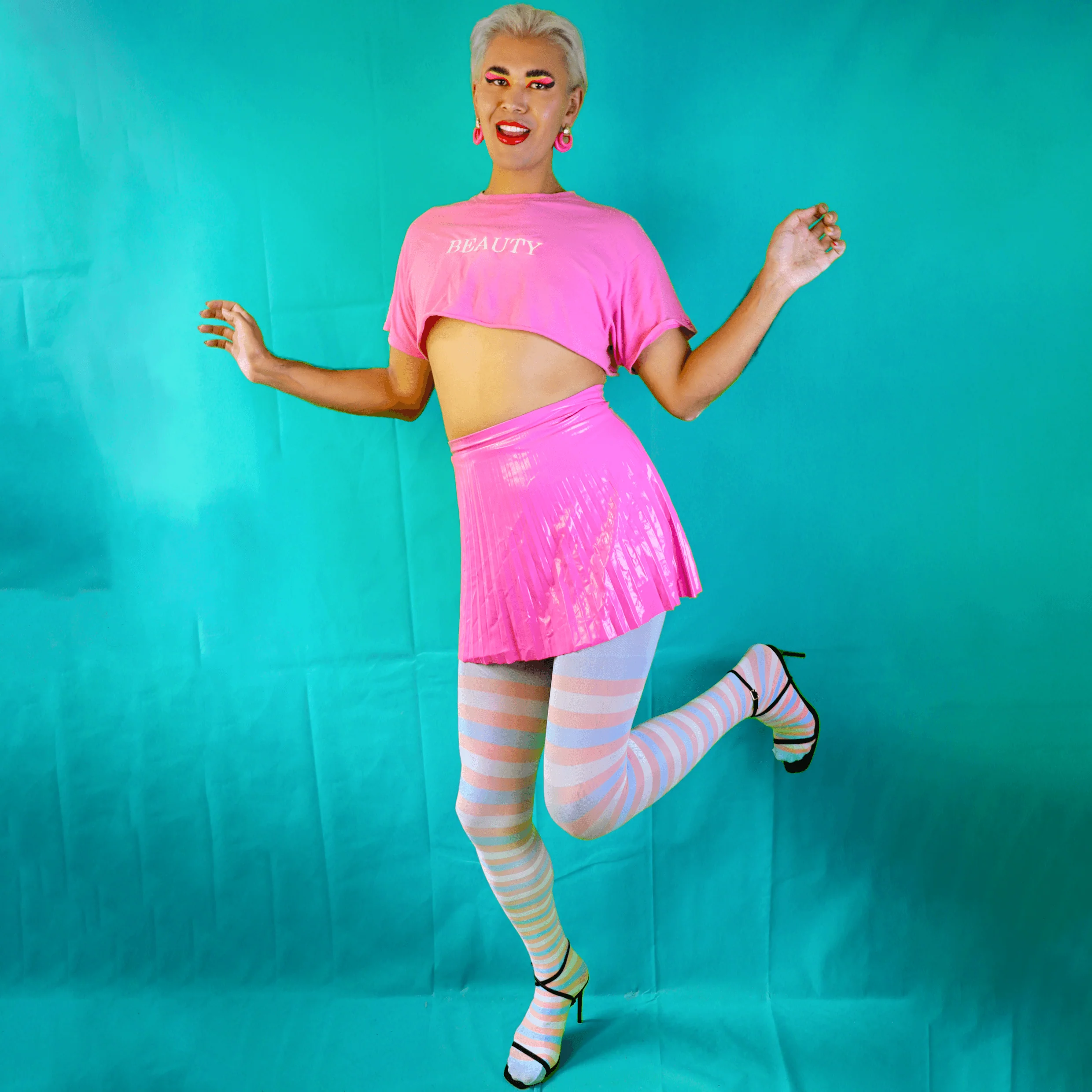 Pride Striped Tights - Laverne - Image 13