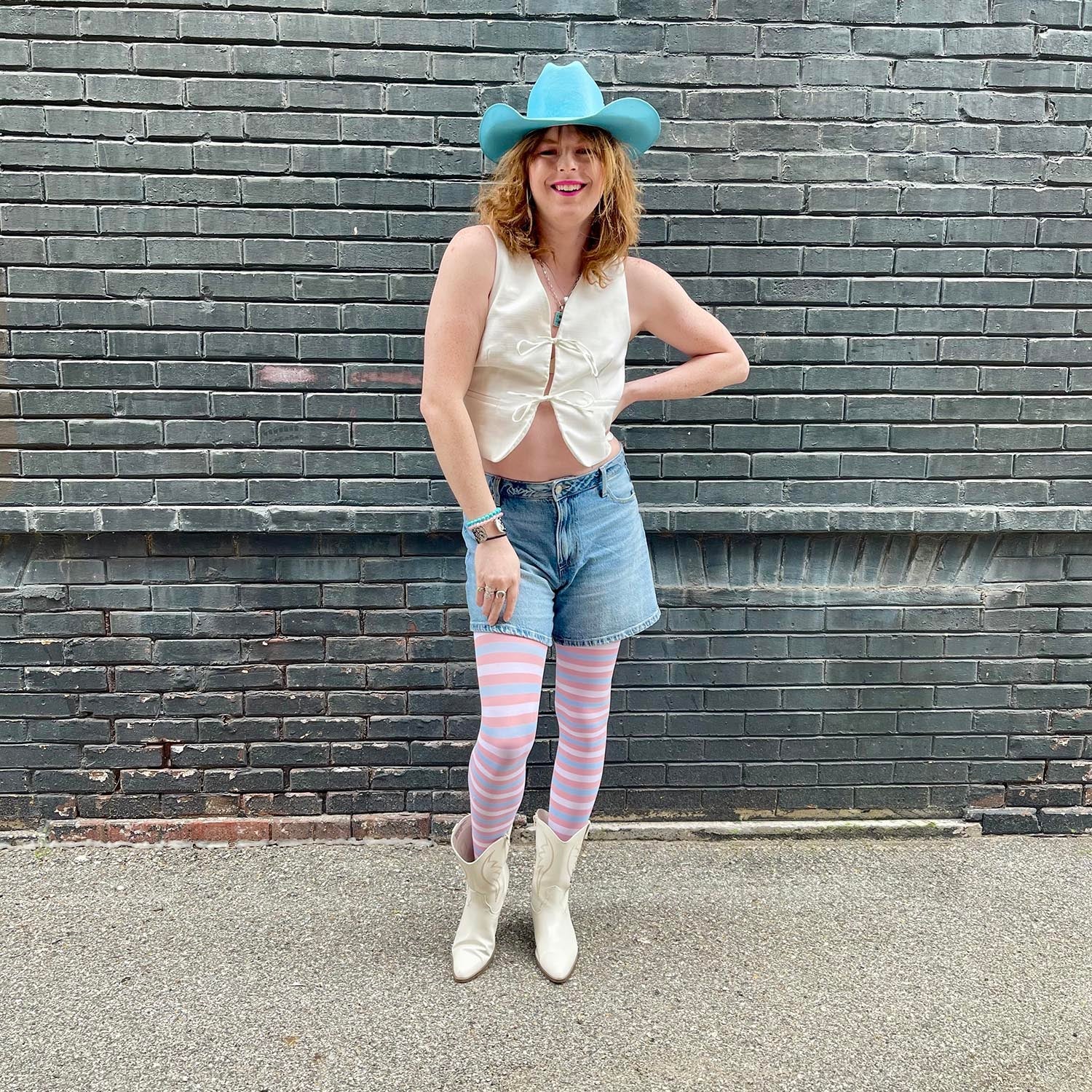 Pride Striped Tights - Laverne - Image 2