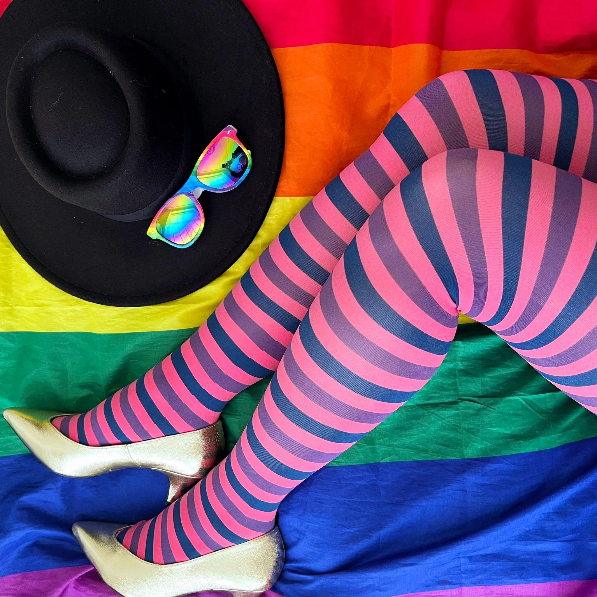 Pride Striped Tights - Lili - Image 3