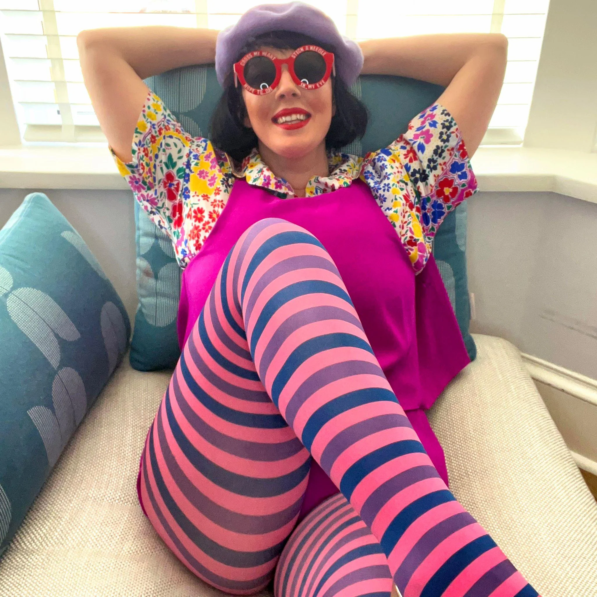 Pride Striped Tights - Lili - Image 5