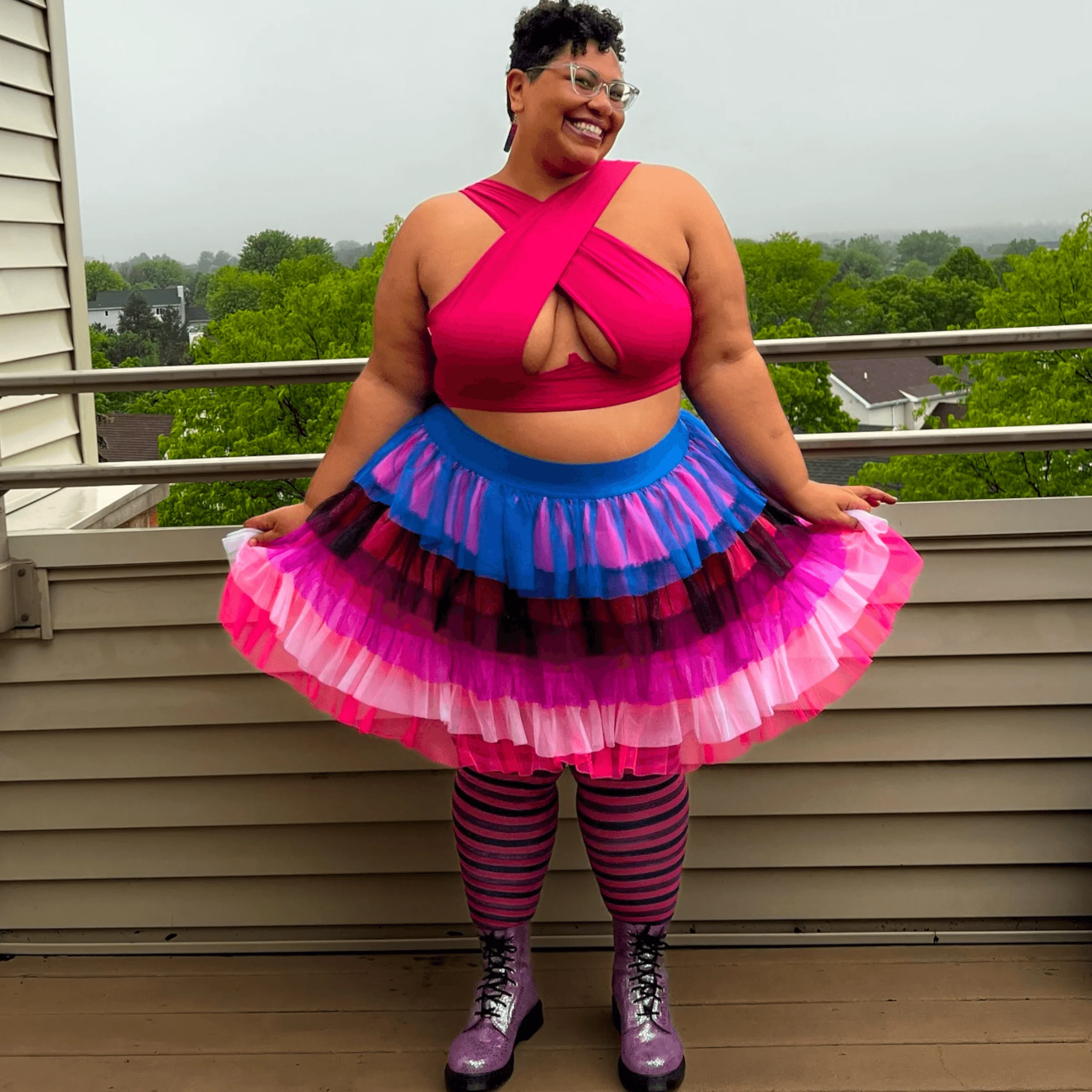 Pride Striped Tights - Lili - Image 6