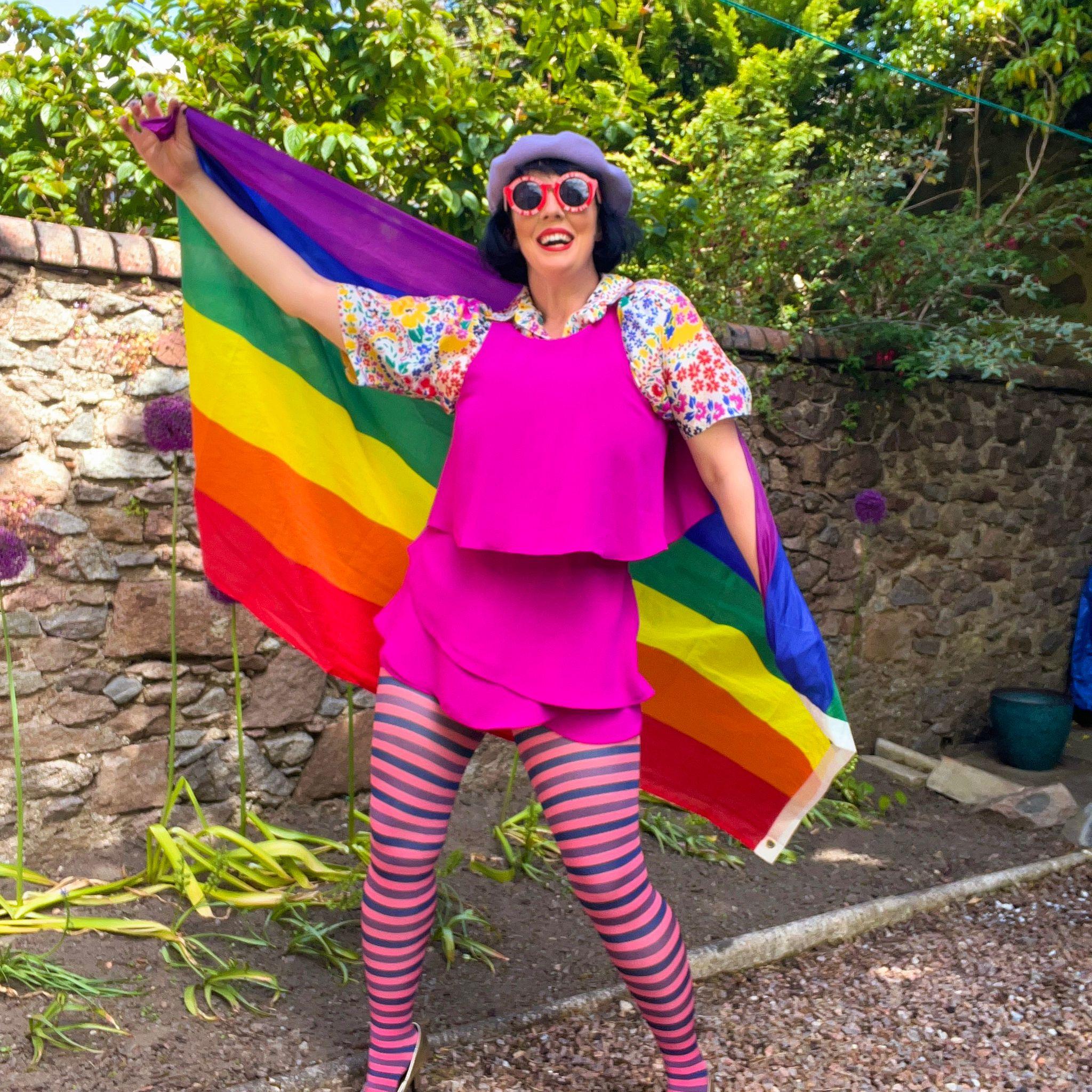 Pride Striped Tights - Lili - Image 7