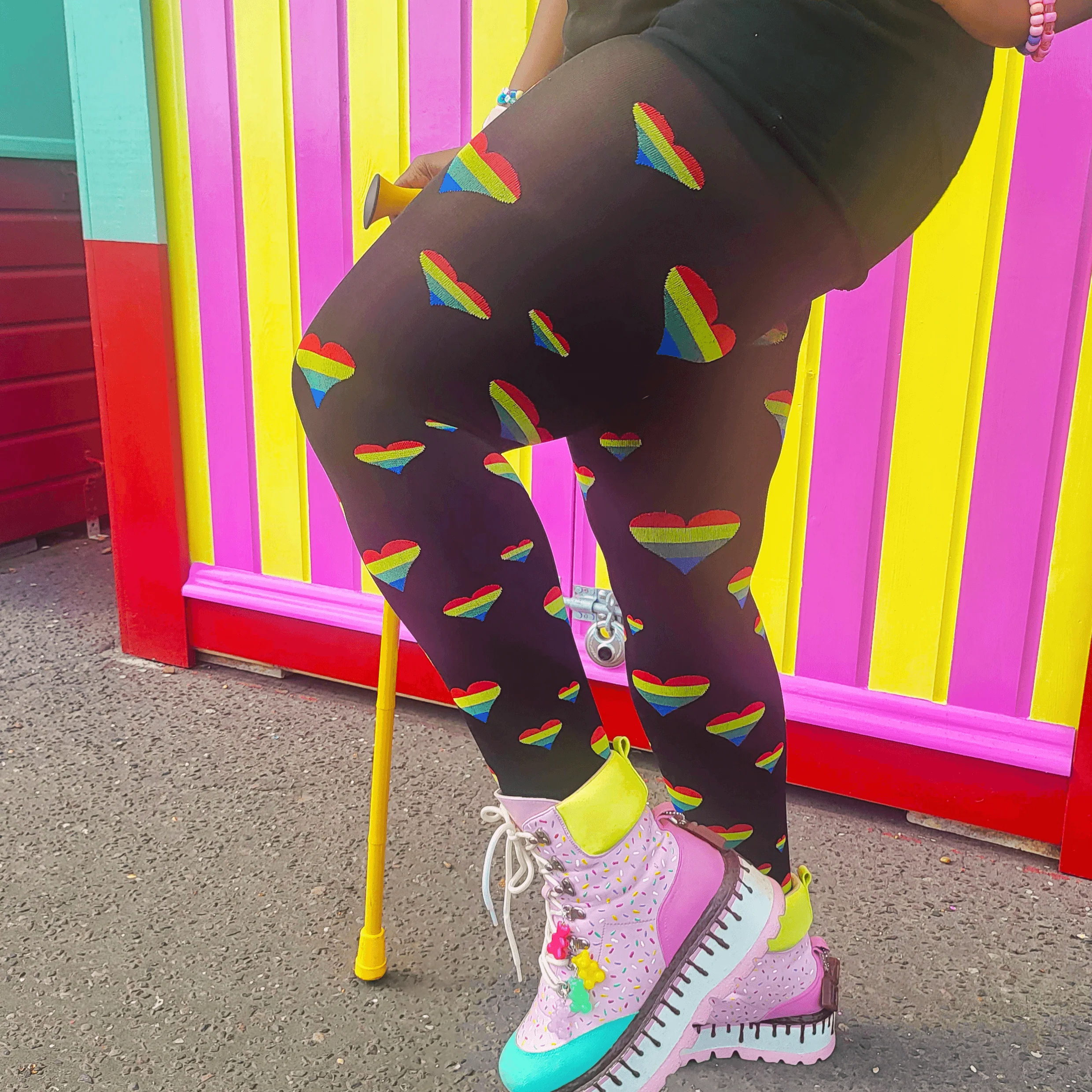 Pride Rainbow Heart Tights - Love is Love - Image 8