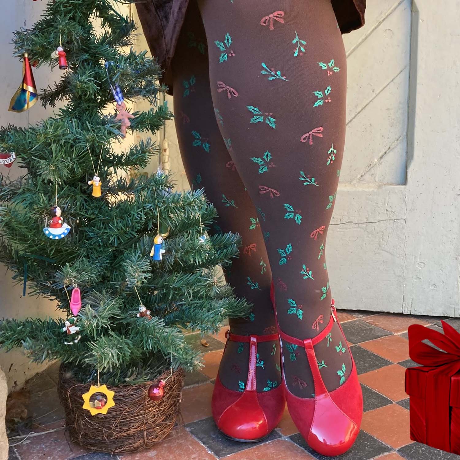 Pattern Tights - Pucker Up - Harmonious