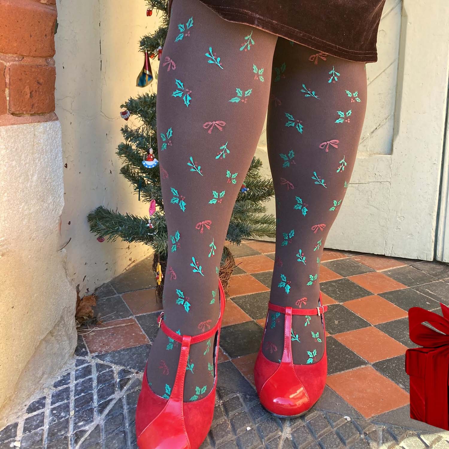 Pattern Tights - Pucker Up - Harmonious - Image 6