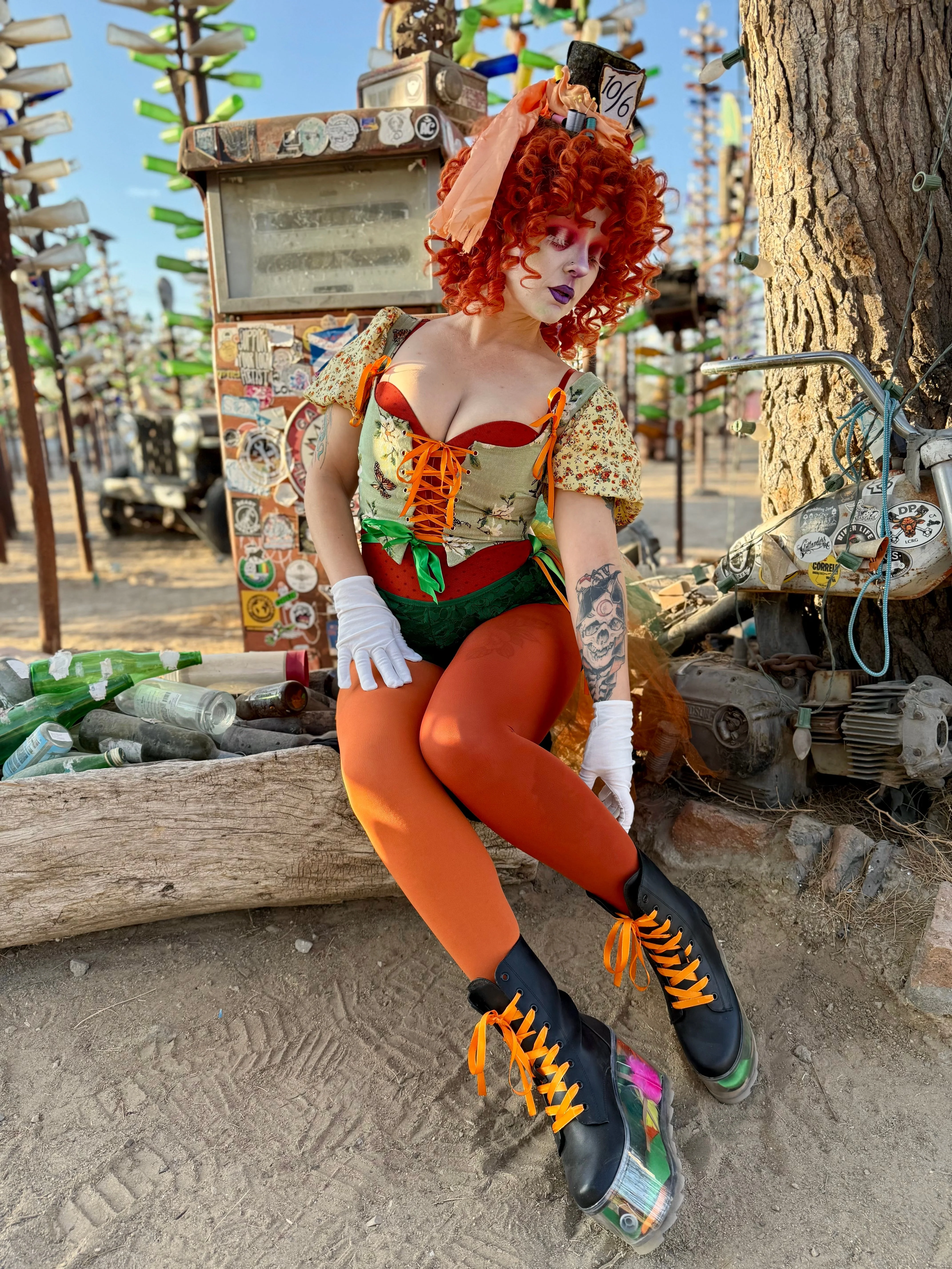 80 Denier Duo Tights - Pumpkin Pie
