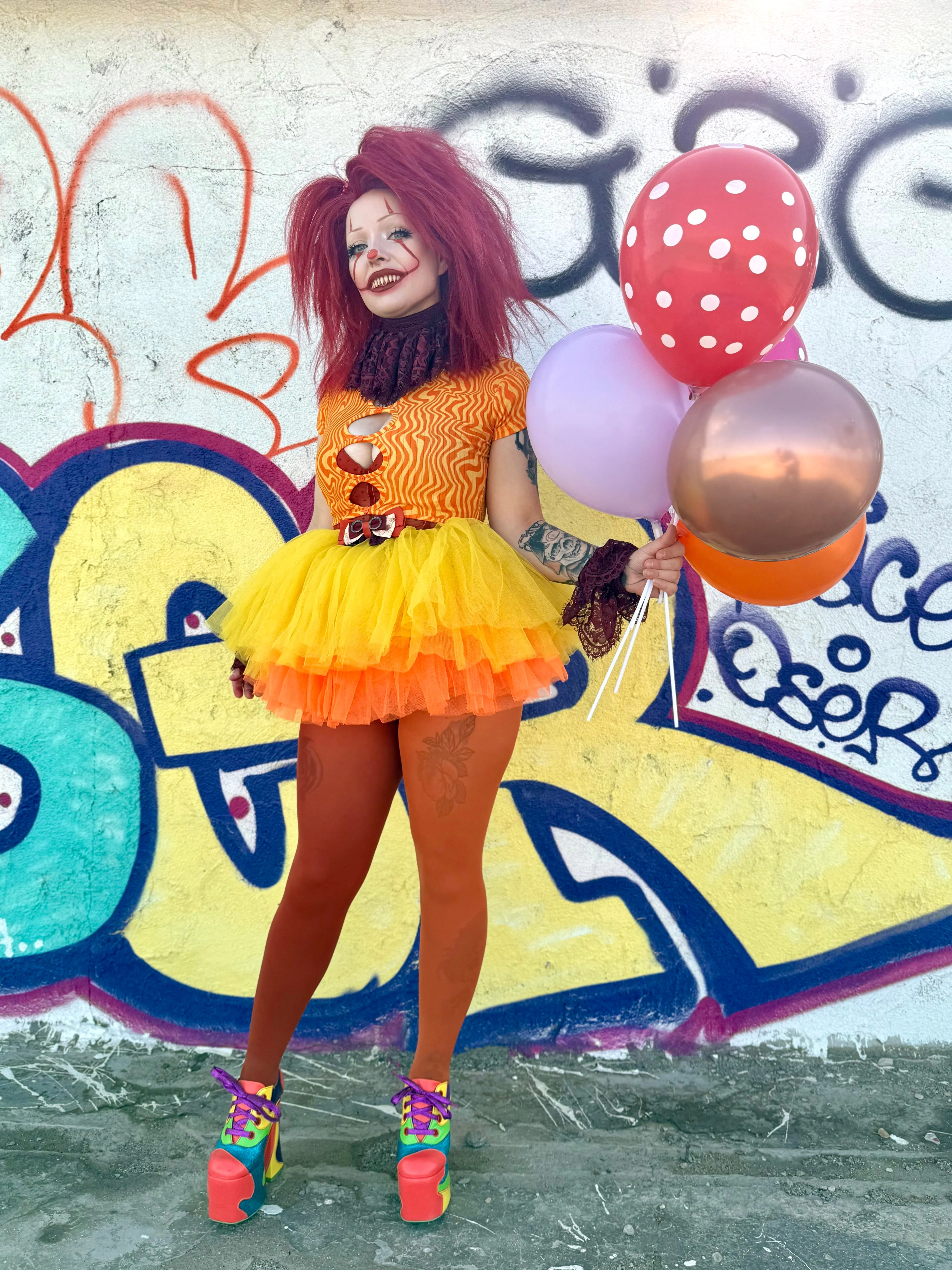 80 Denier Duo Tights - Pumpkin Pie - Image 2