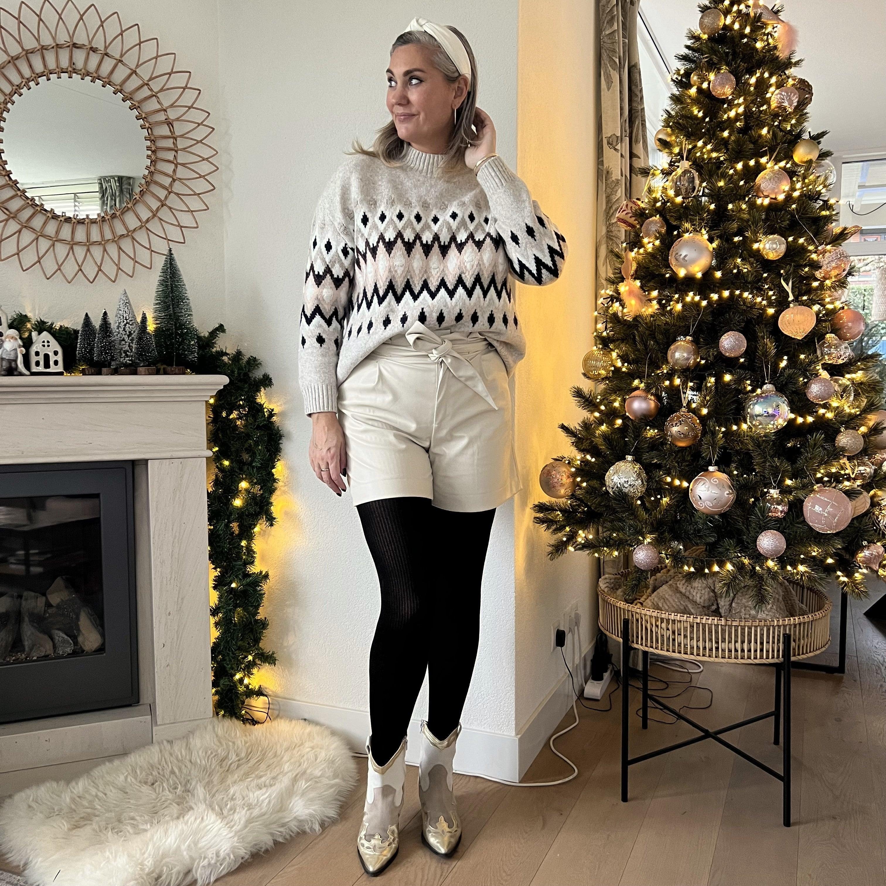 Ribbed Cashmere Tights - Image 3