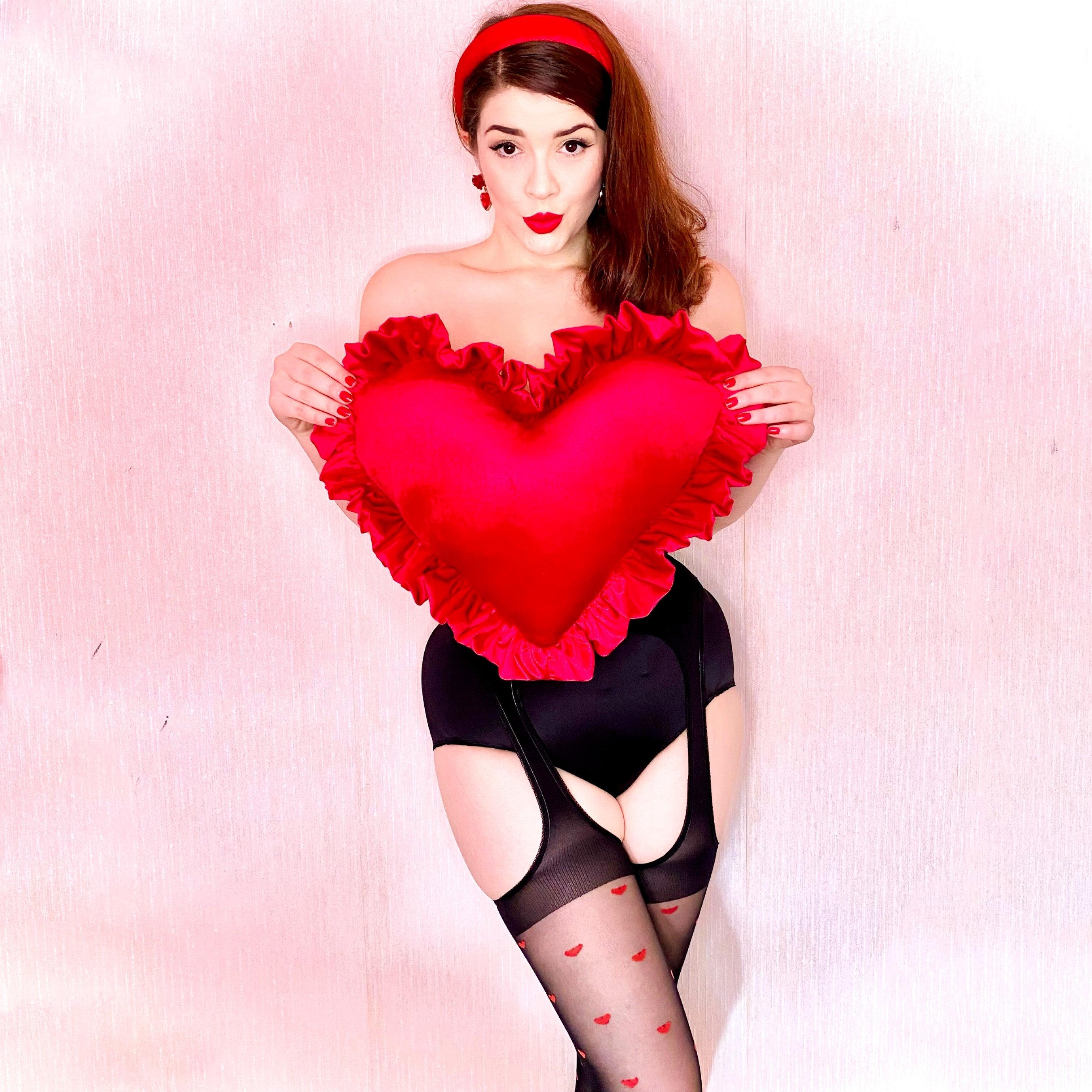 Sheer Mock Garter - Love Me - Image 3