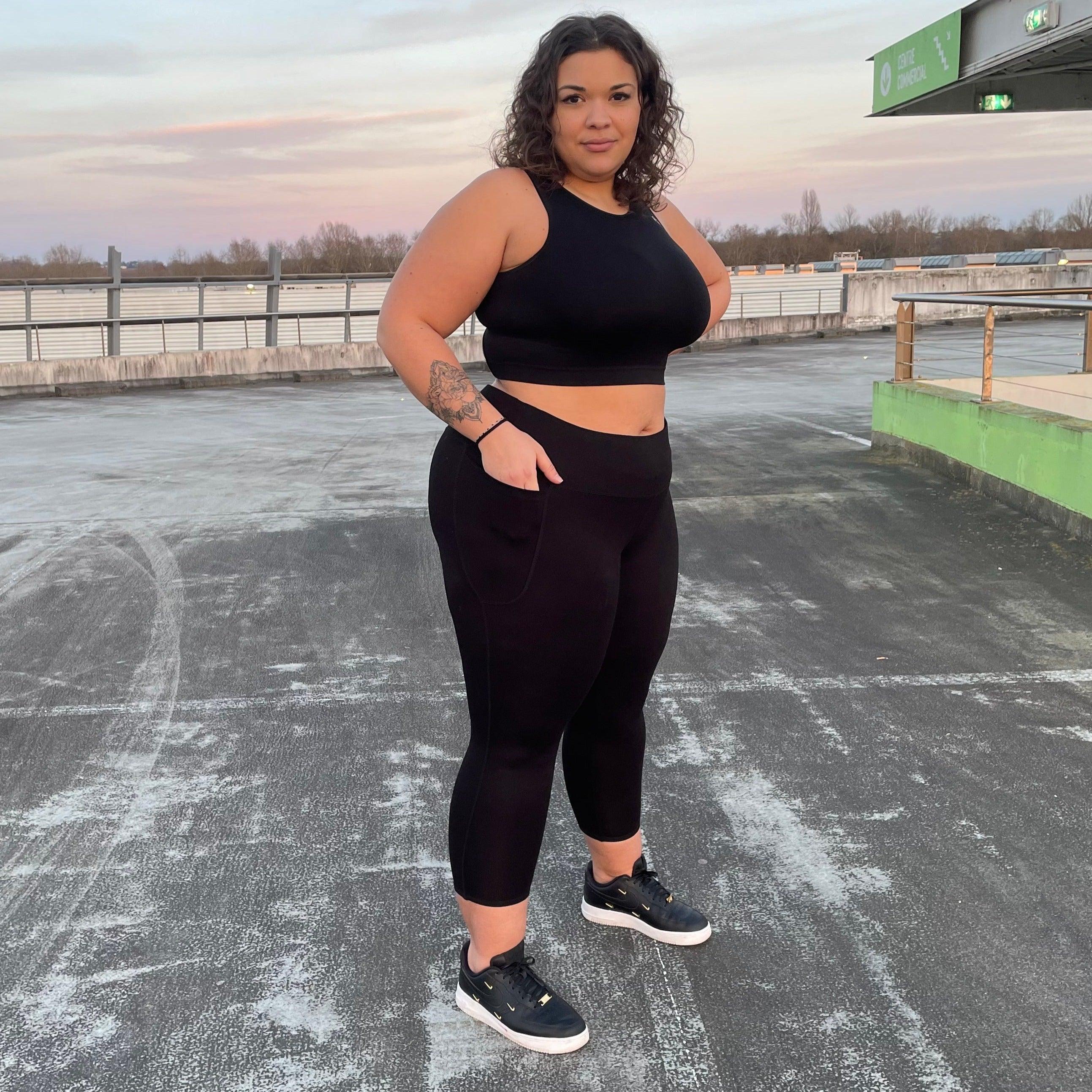 Squat Proof Leggings (Short) - Black - Image 10