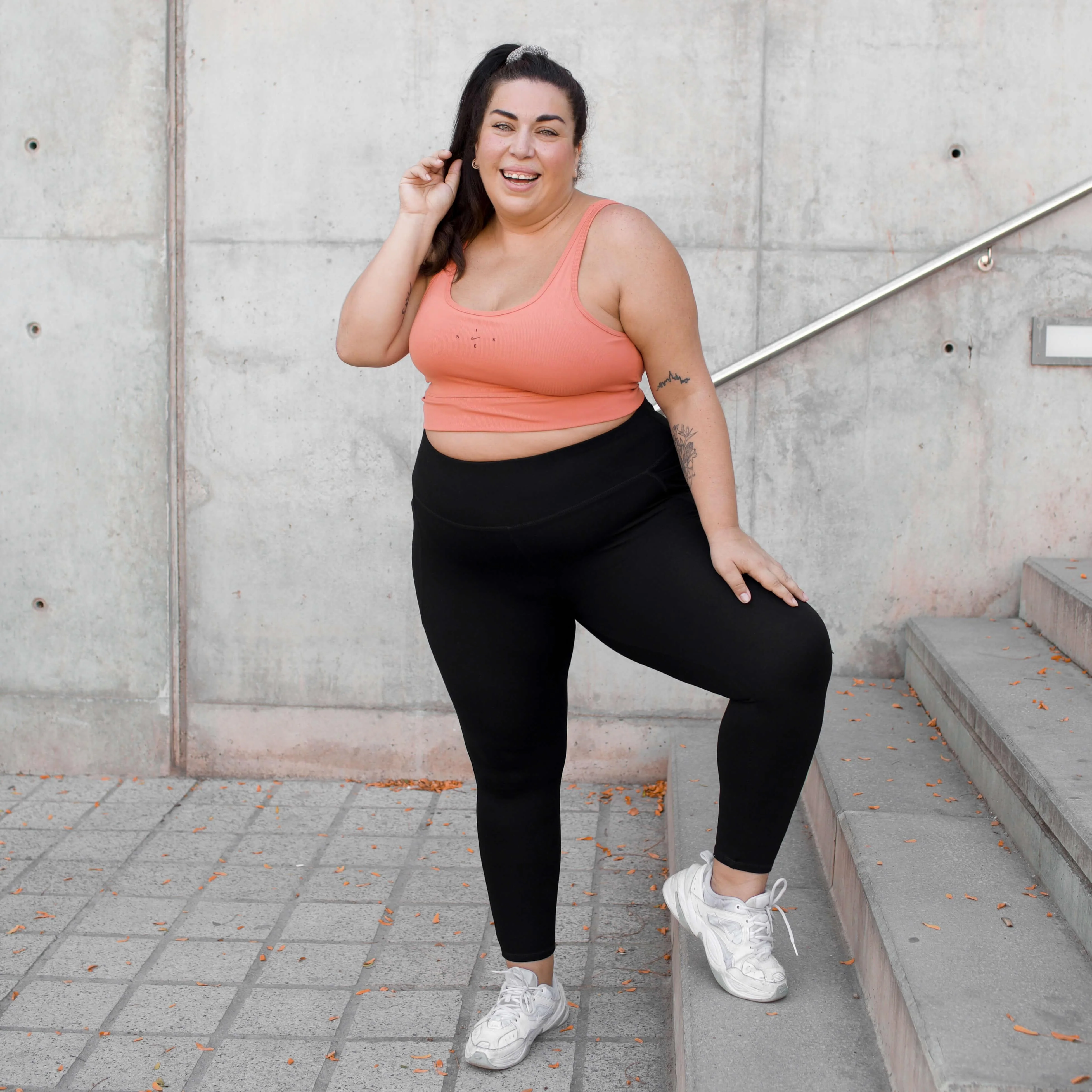 Squat Proof Leggings (Short) - Black - Image 11