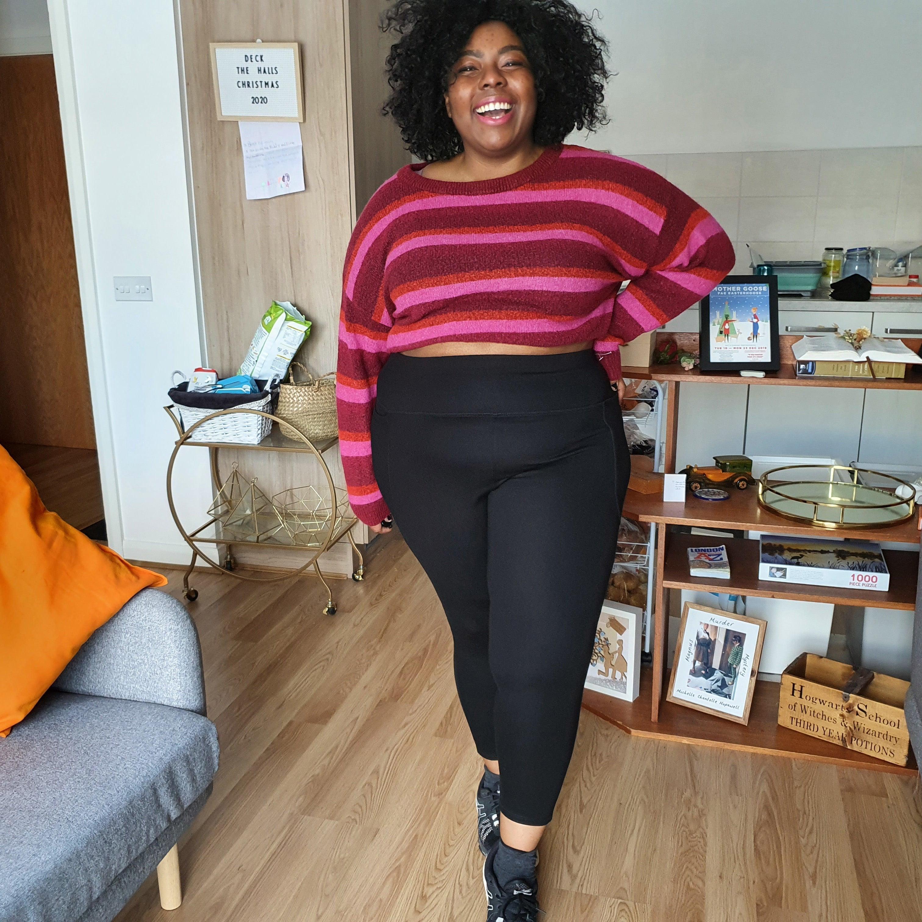 Squat Proof Leggings (Short) - Black - Image 4