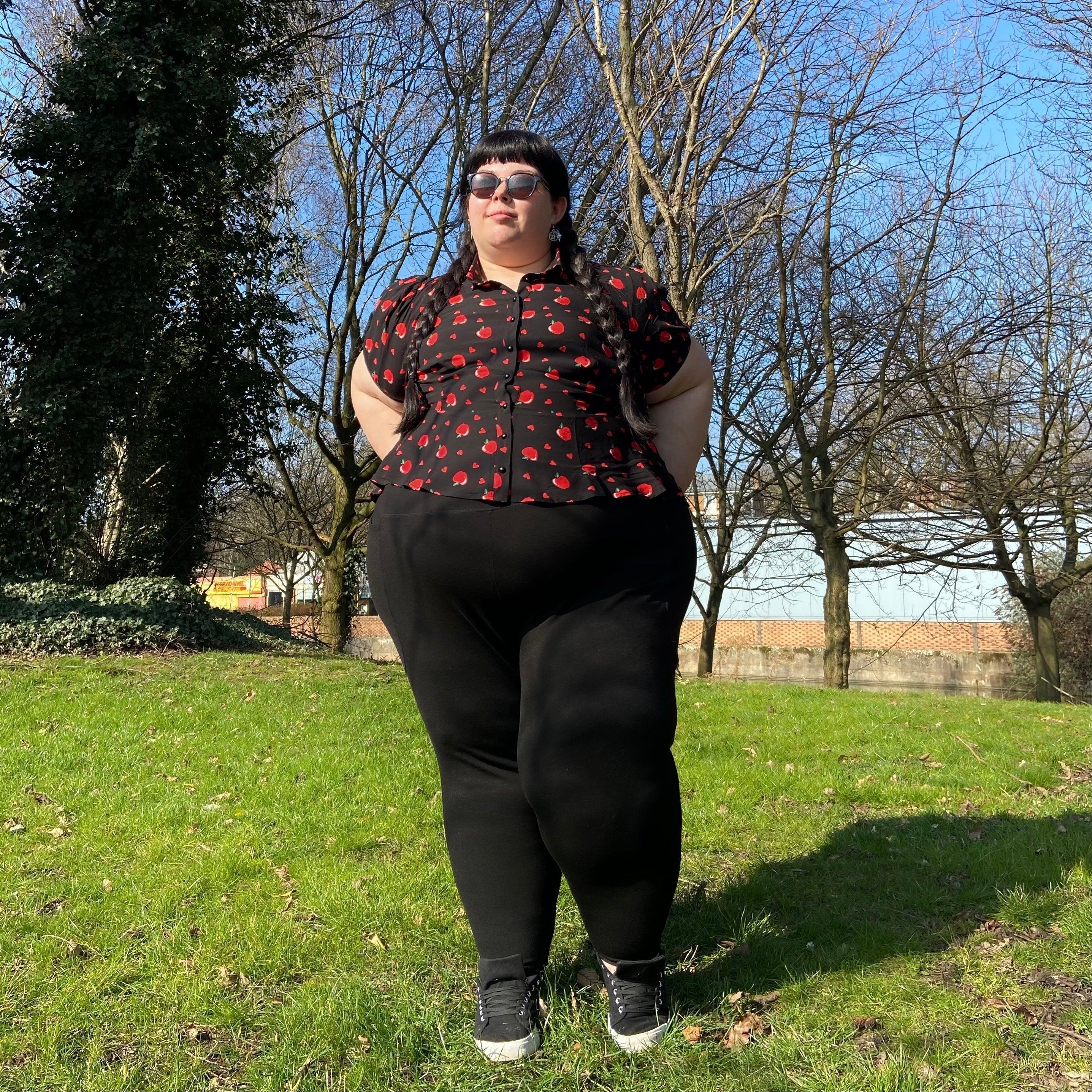 Squat Proof Leggings (Short) - Black - Image 7