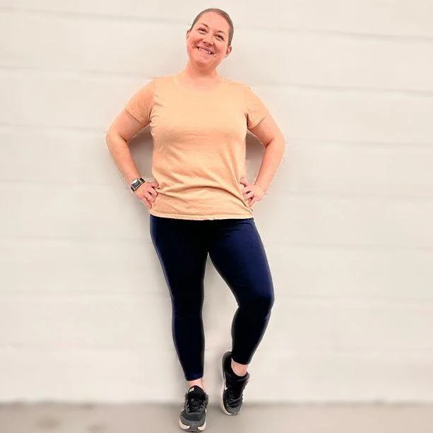Squat Proof Leggings (Short) - Navy - Image 6