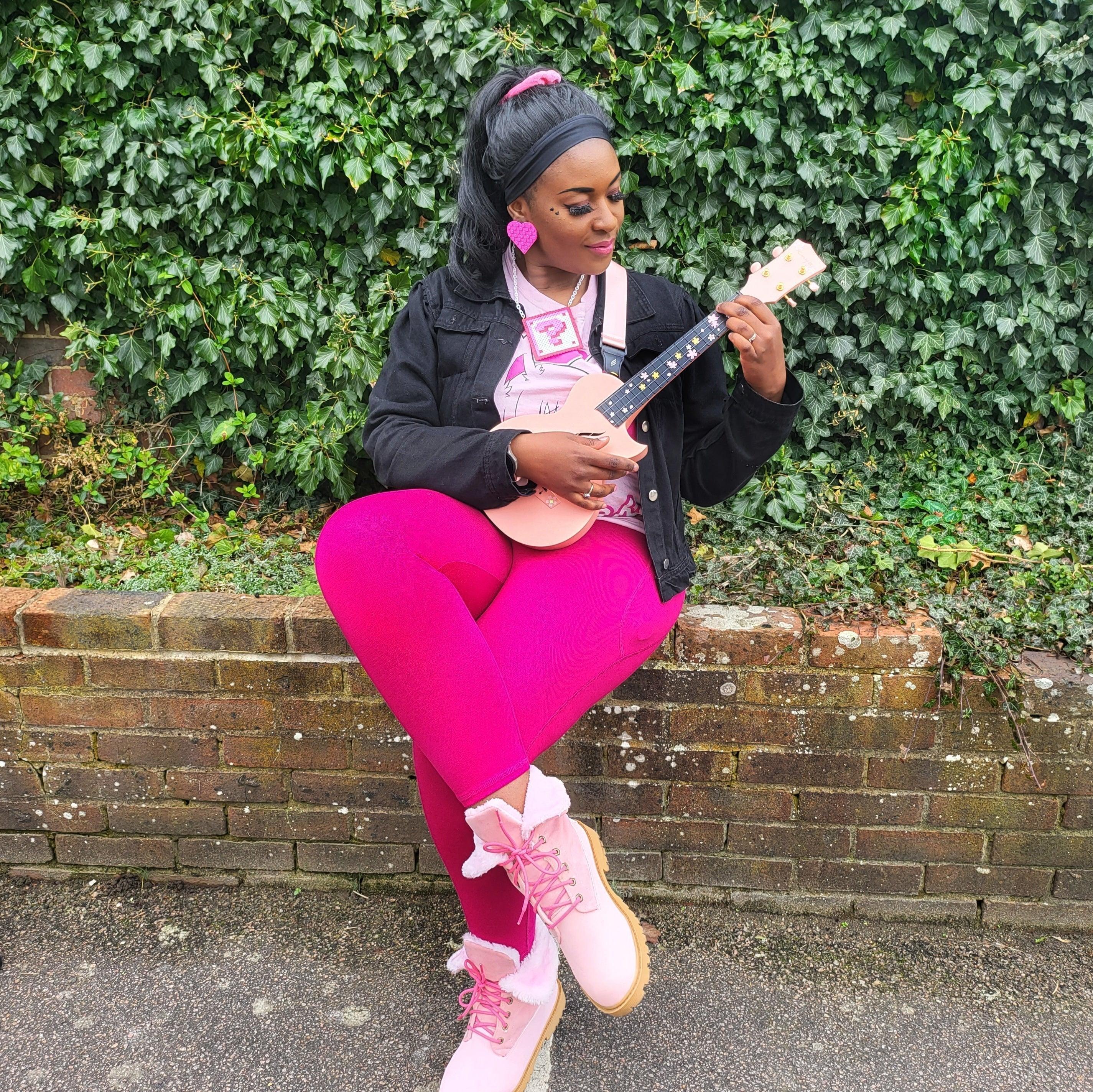 Squat Proof Leggings (Short) - Raspberry Pie - Image 14