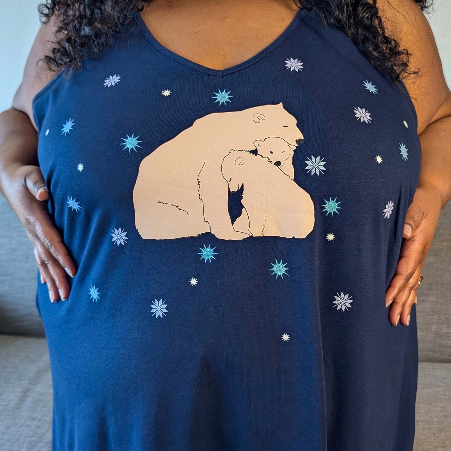 Short Nightdress - Polar Snuggles - Image 3
