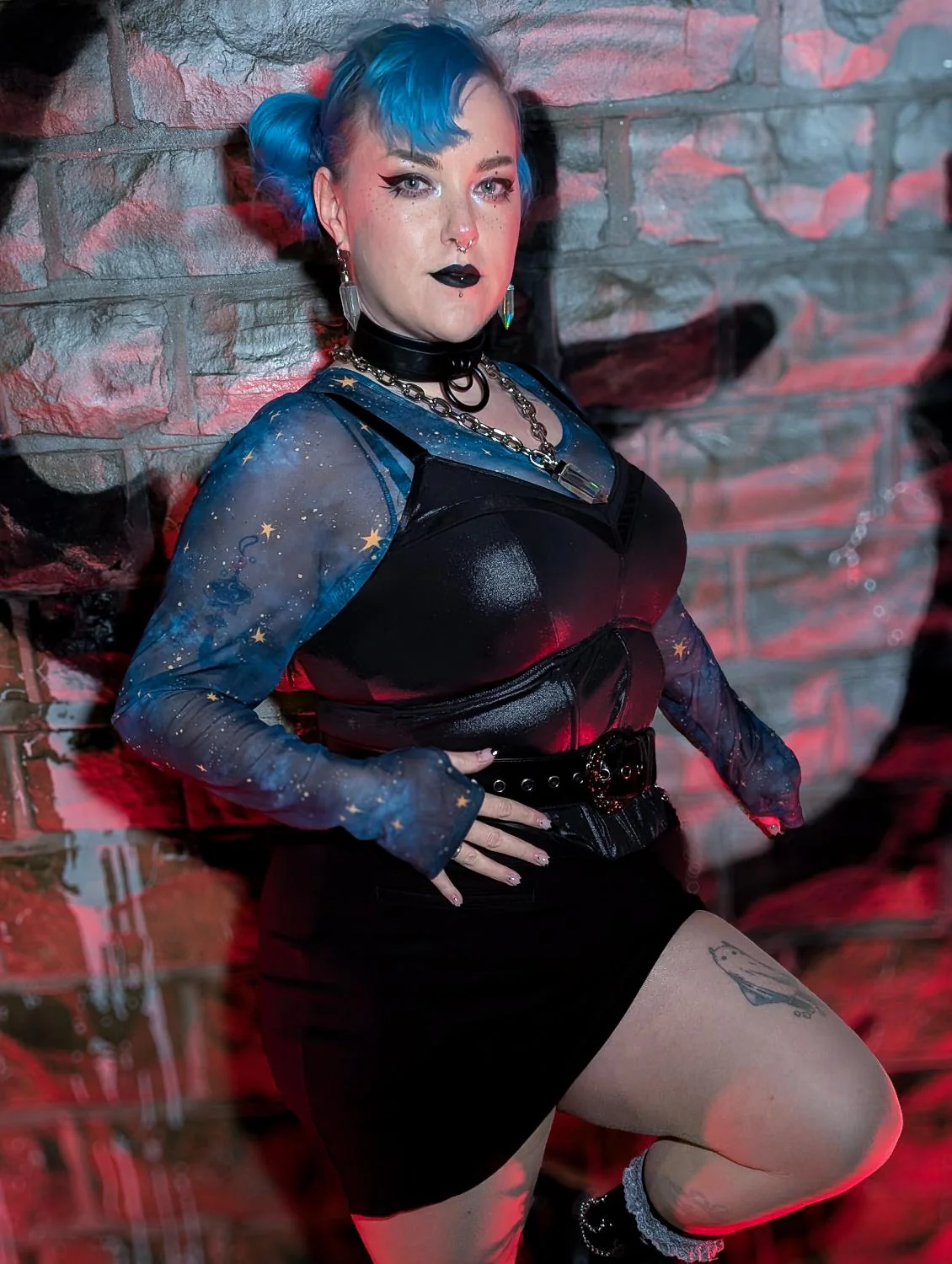 Siren Faux Leather Bustier - Image 14