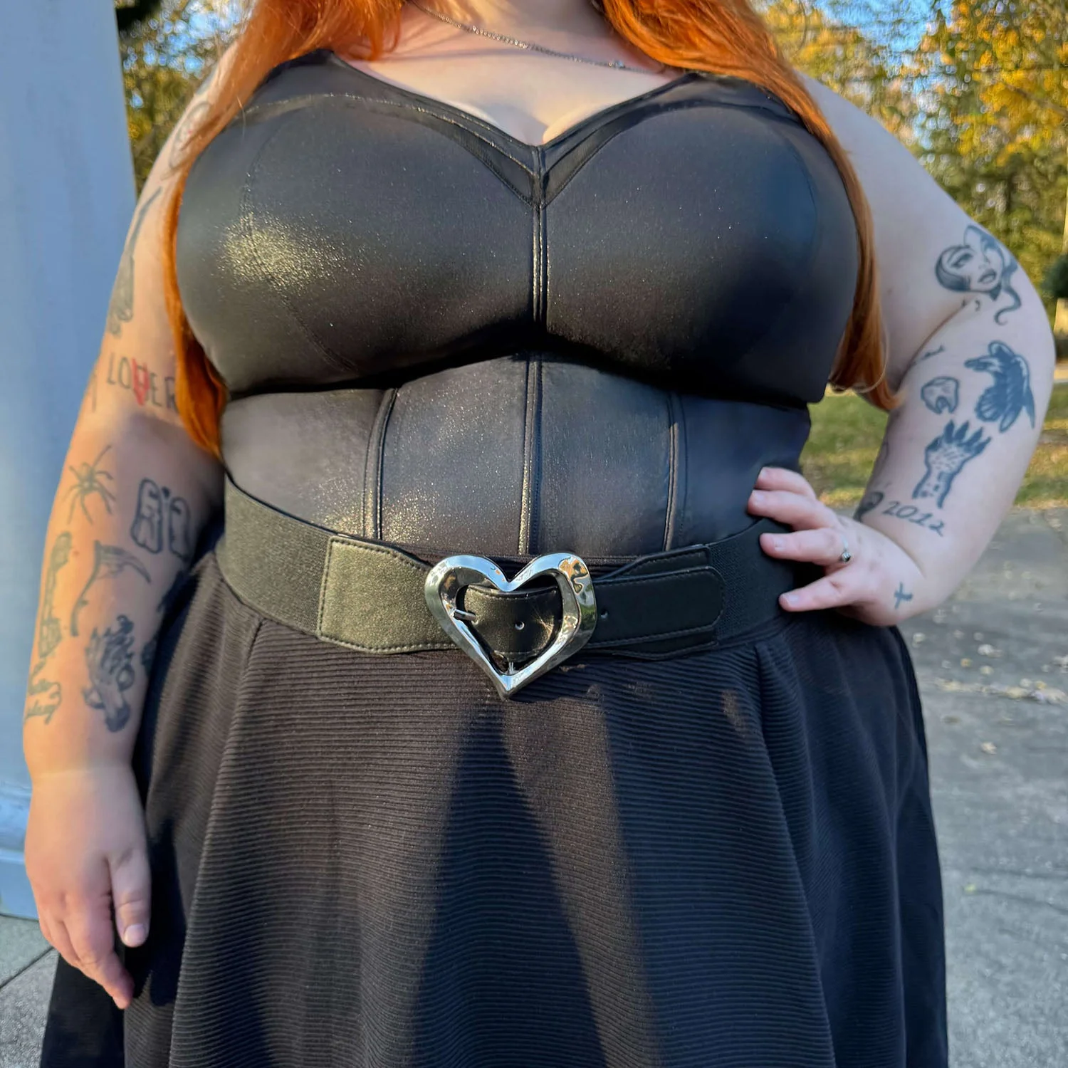 Siren Faux Leather Bustier - Image 15