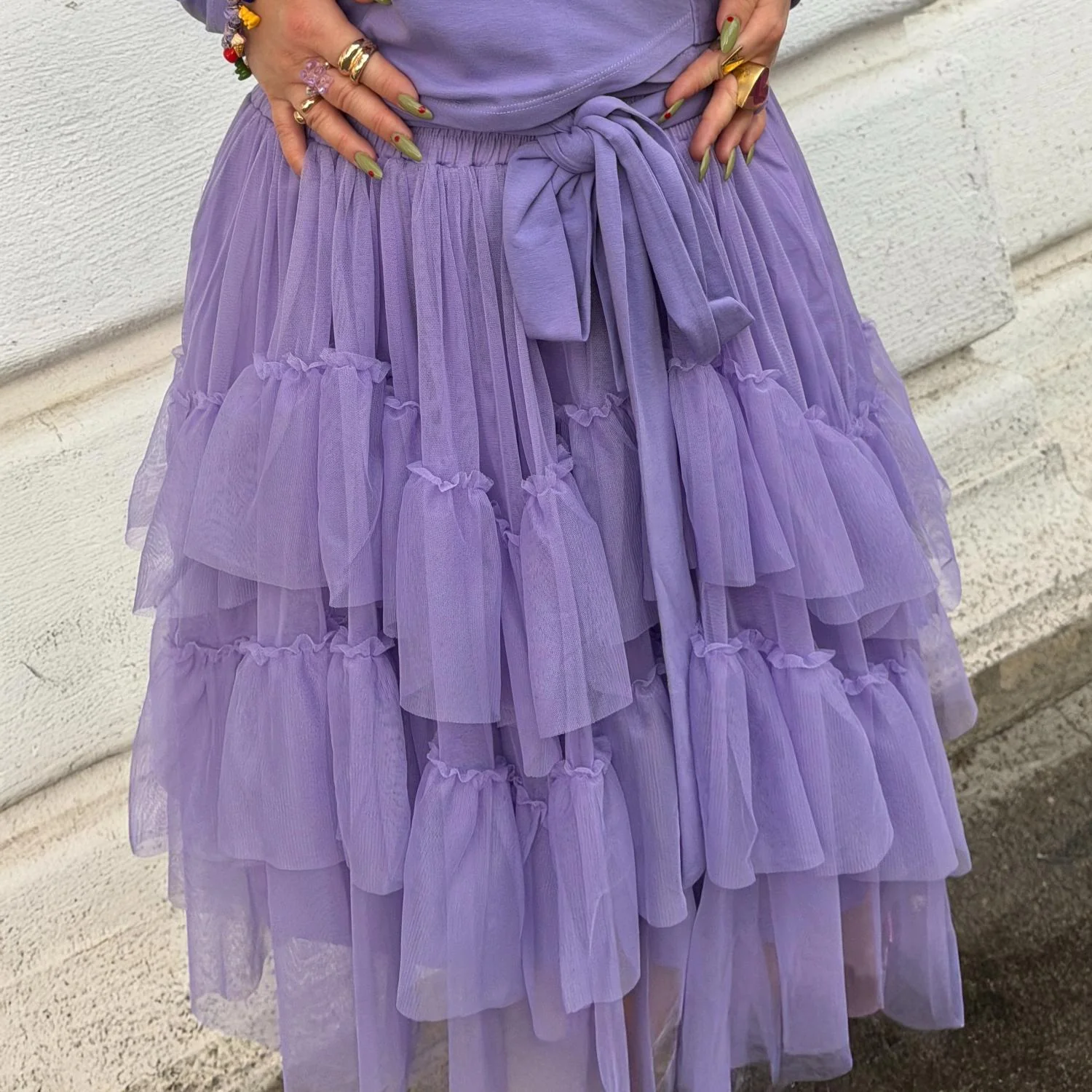 Mesh Skirt - Lavender Fields - Image 12
