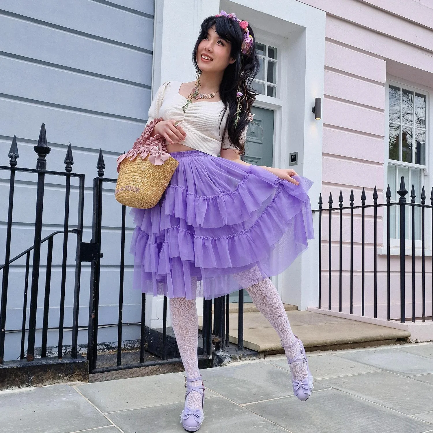 Mesh Skirt - Lavender Fields - Image 18