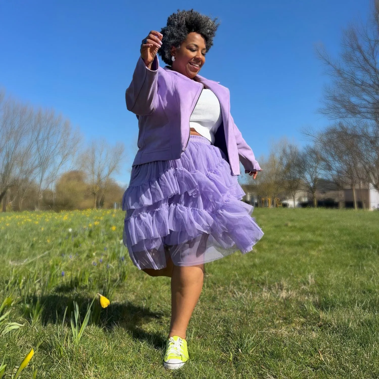 Mesh Skirt - Lavender Fields - Image 19