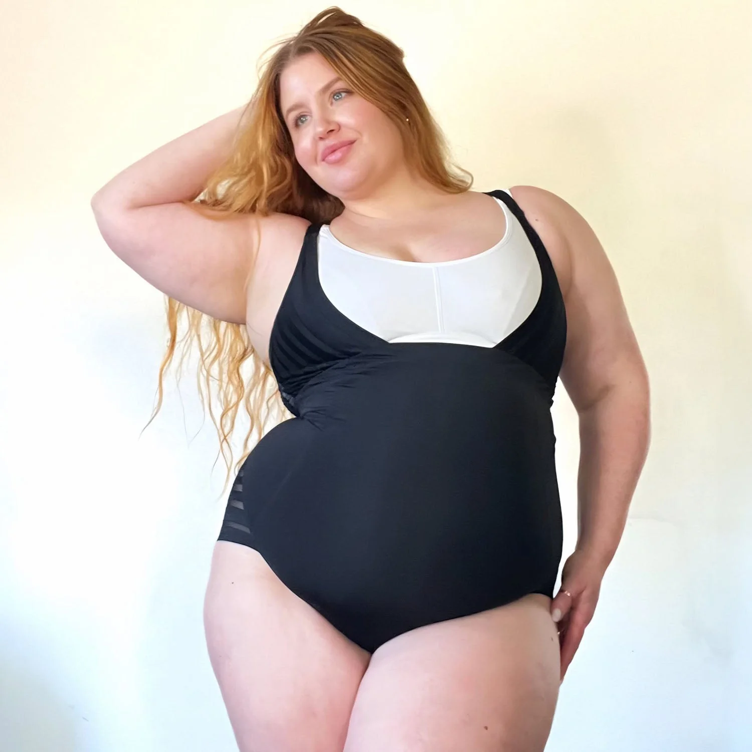 Smoothwear Open Bust Bodysuit - Black - Image 3