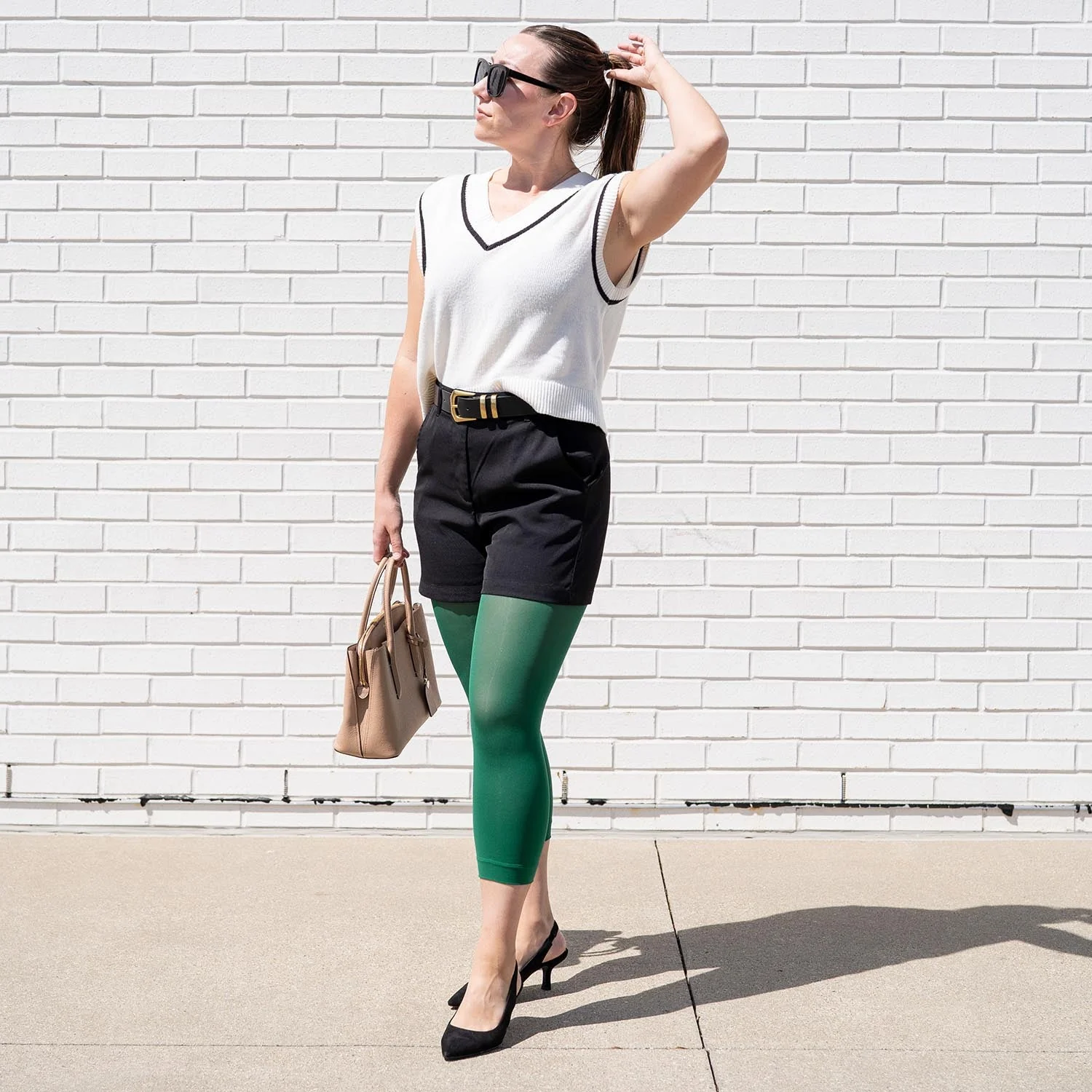 Stay Cool Capri Tights - Foliage - Image 6
