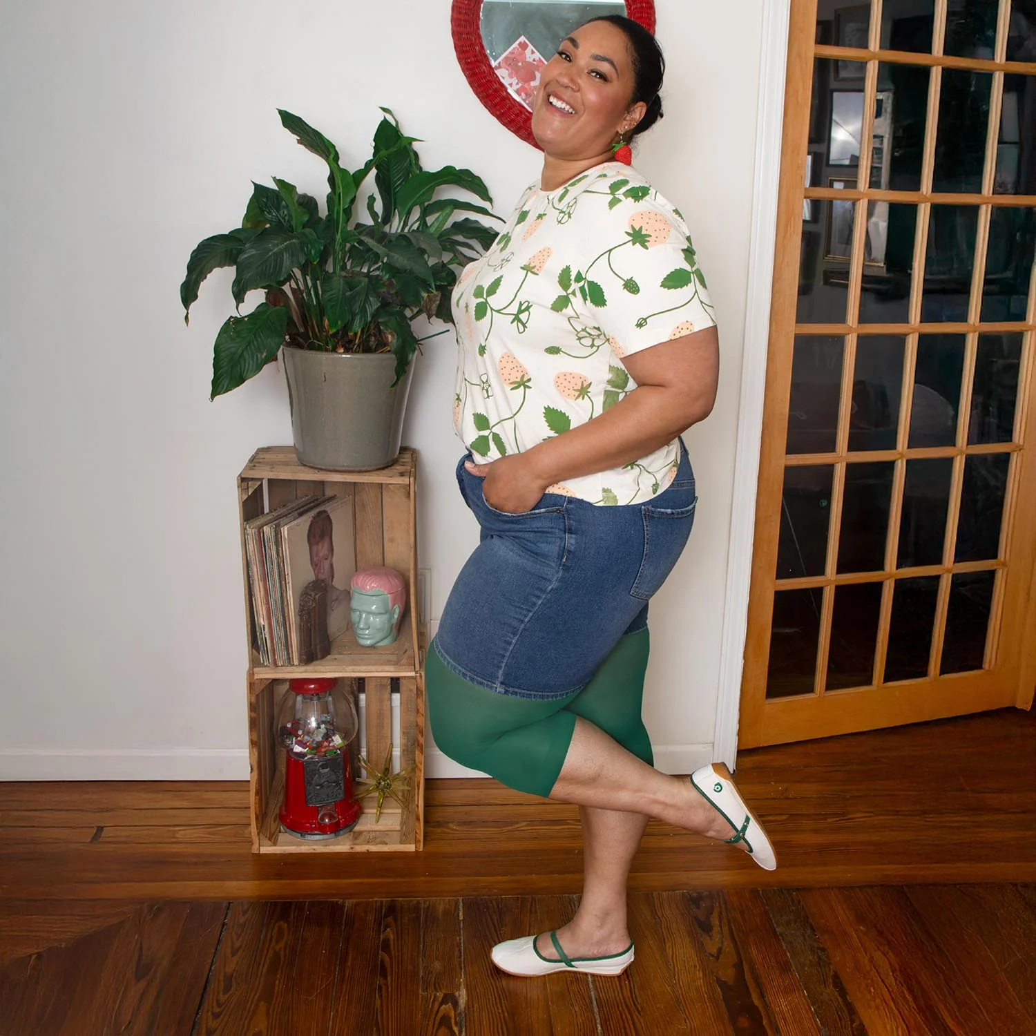 Stay Cool Capri Tights - Foliage - Image 7