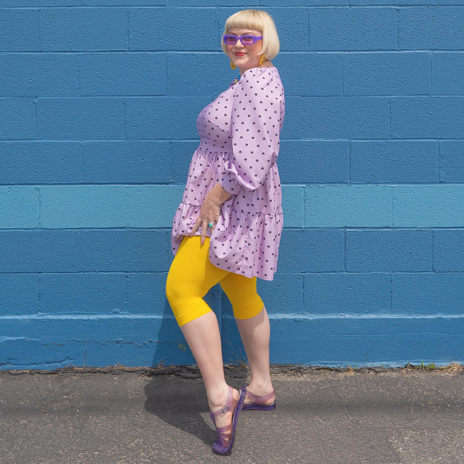 Stay Cool Capri Tights - Lemon - Image 4