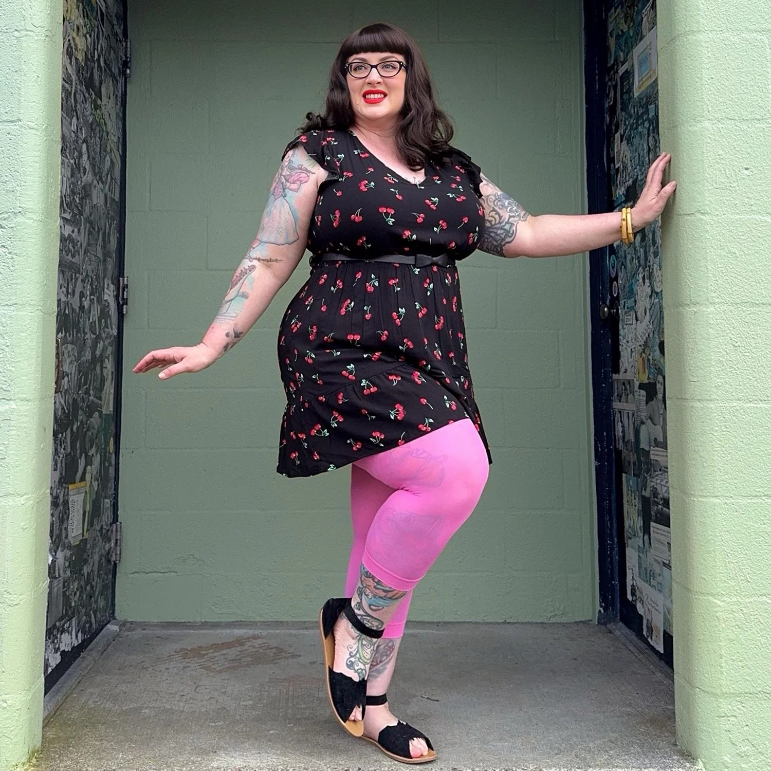 Stay Cool Capri Tights - Pink Lady - Image 14