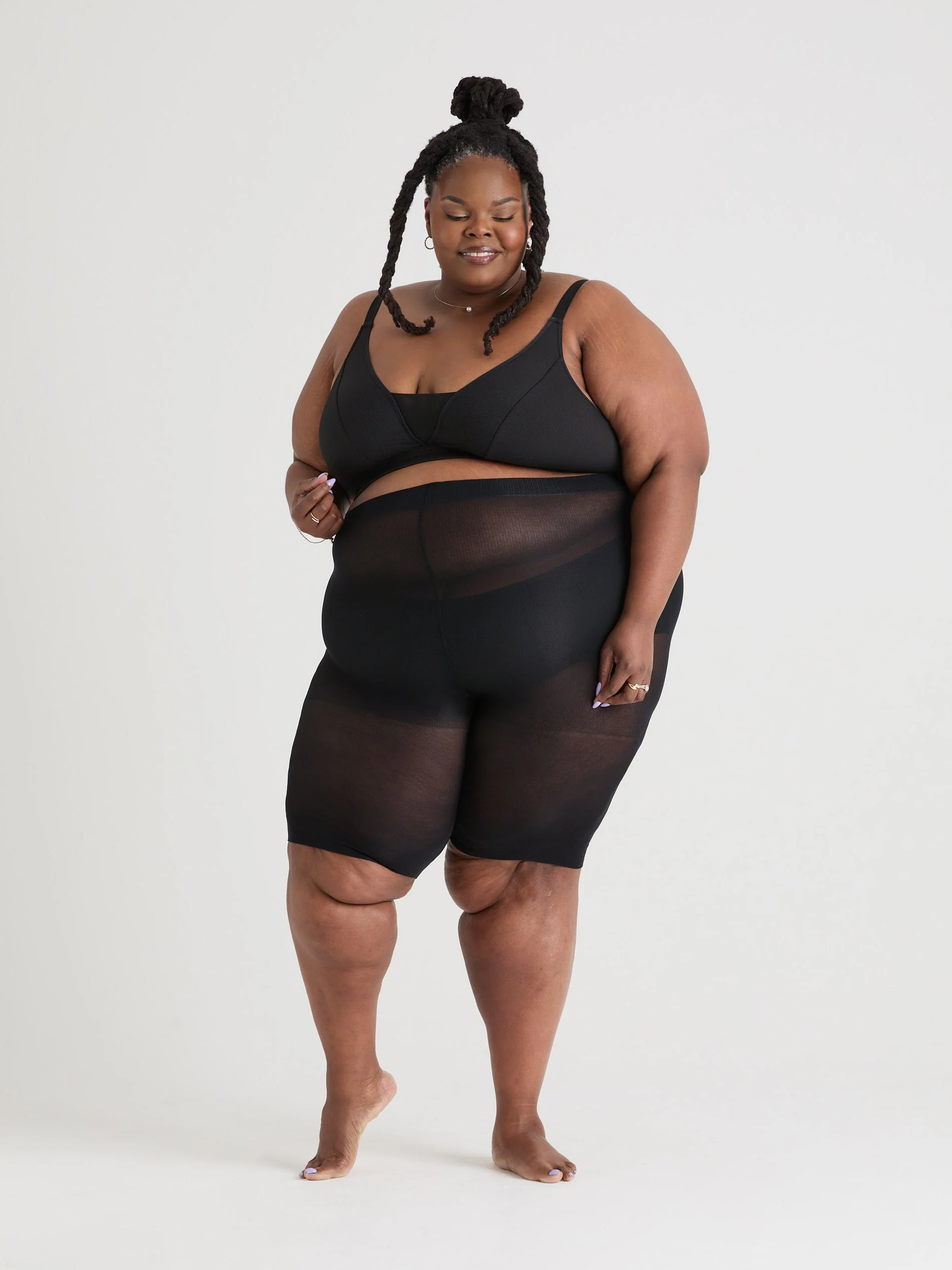 Stay Cool Chub Rub Shorts - Black - Image 4
