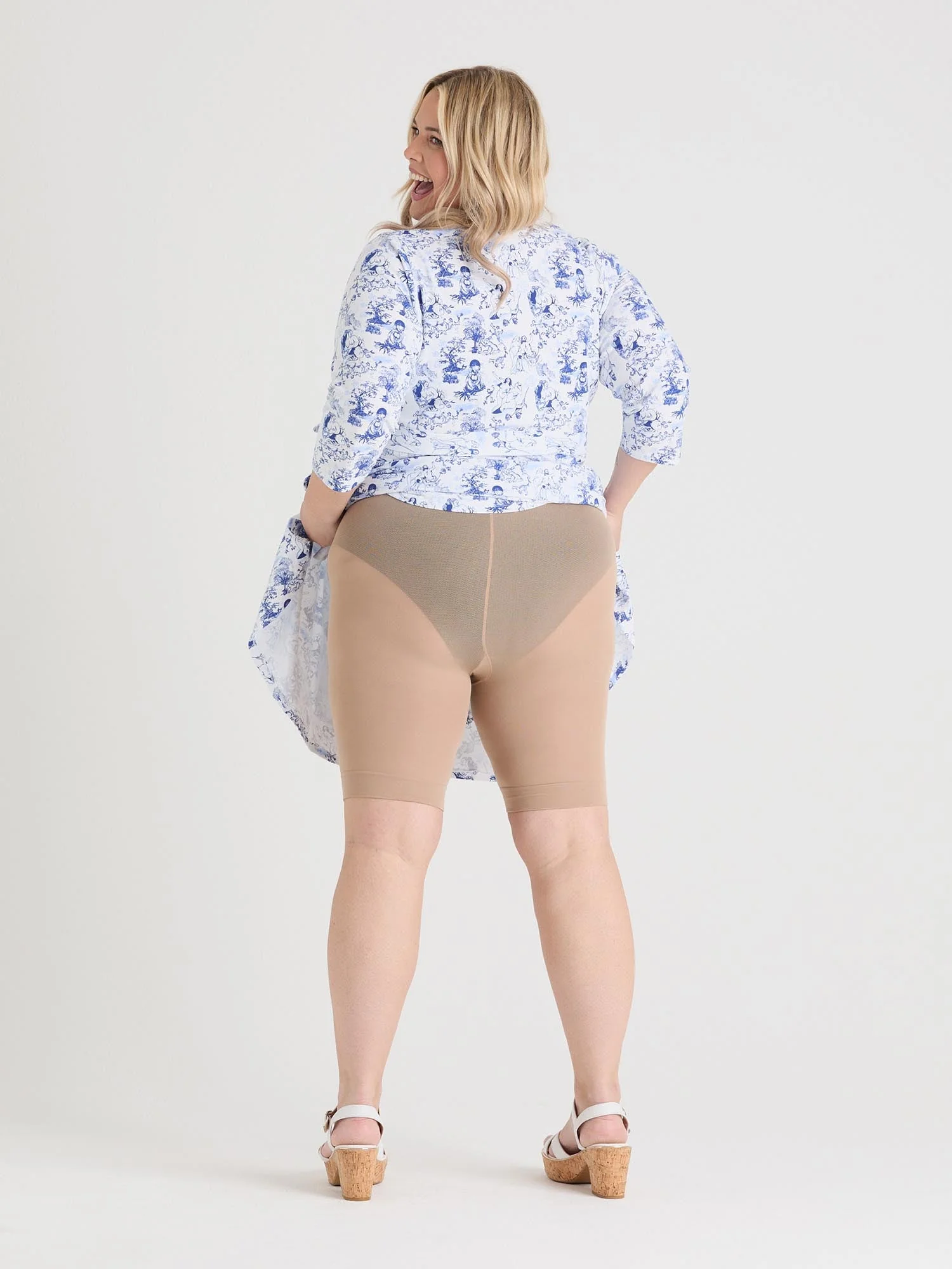 Stay Cool Chub Rub Shorts - Builders Tea - Image 15
