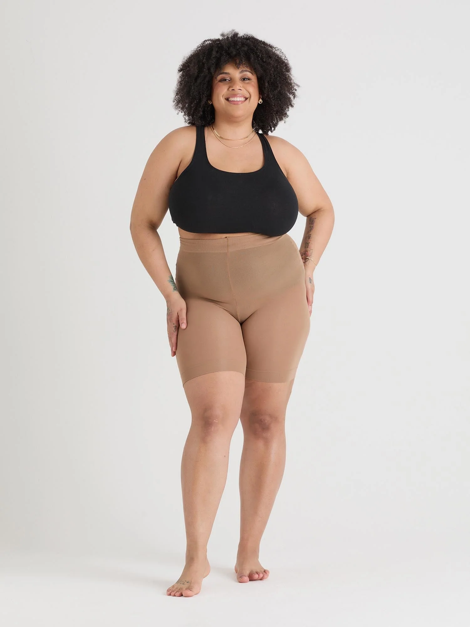 Stay Cool Chub Rub Shorts - Caramel Latte - Image 5