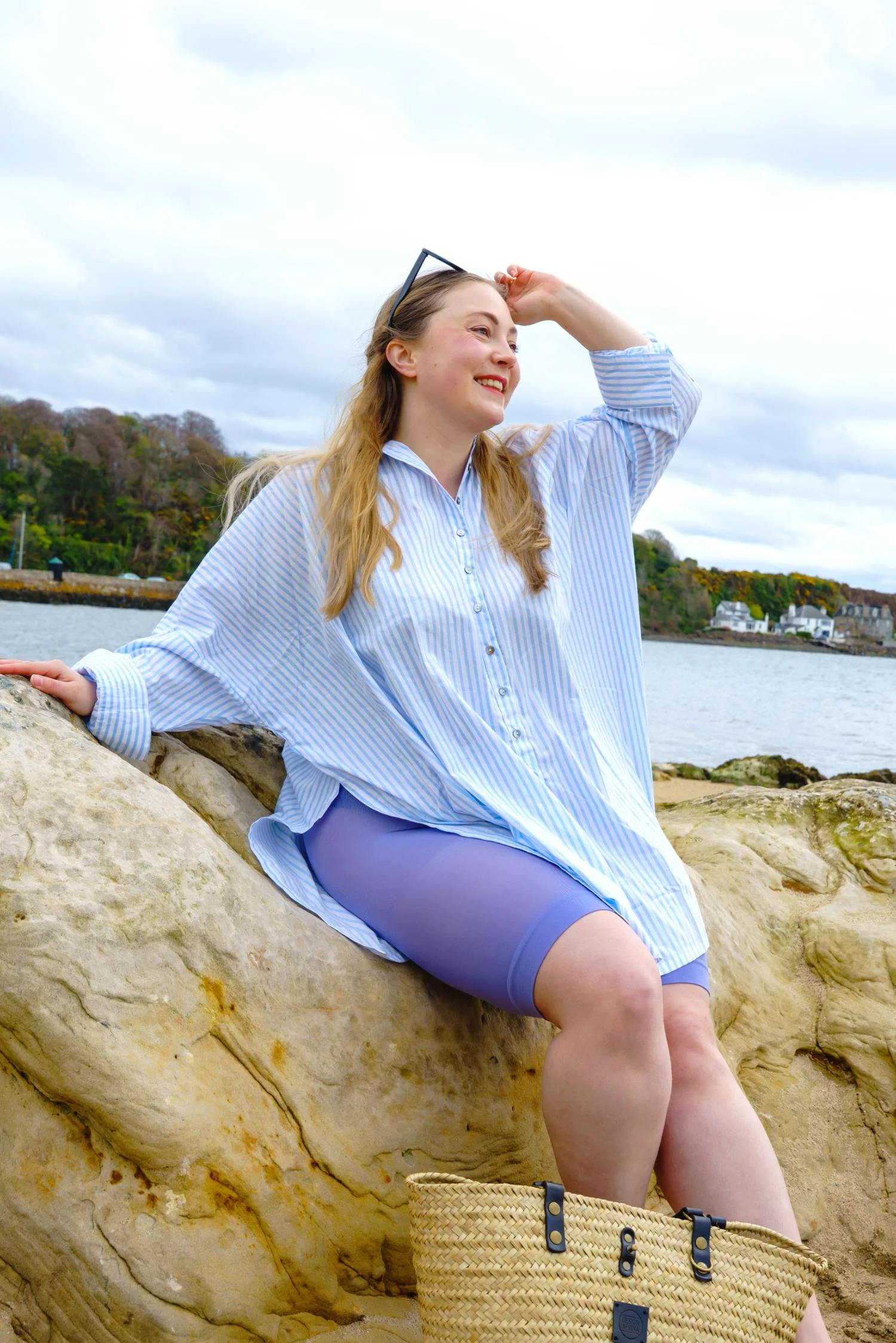 Stay Cool Chub Rub Shorts - Lavender Violet - Image 3