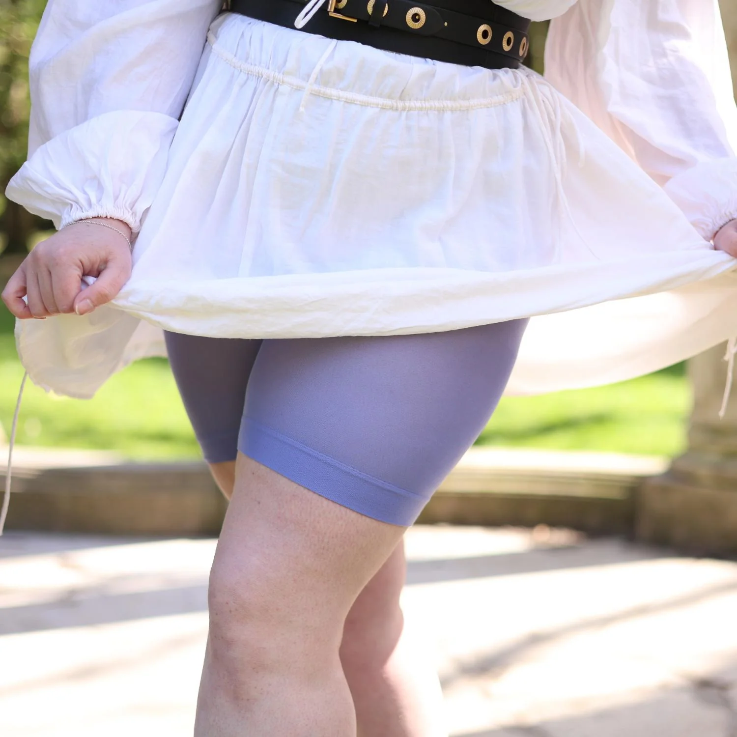 Stay Cool Chub Rub Shorts - Lavender Violet - Image 6