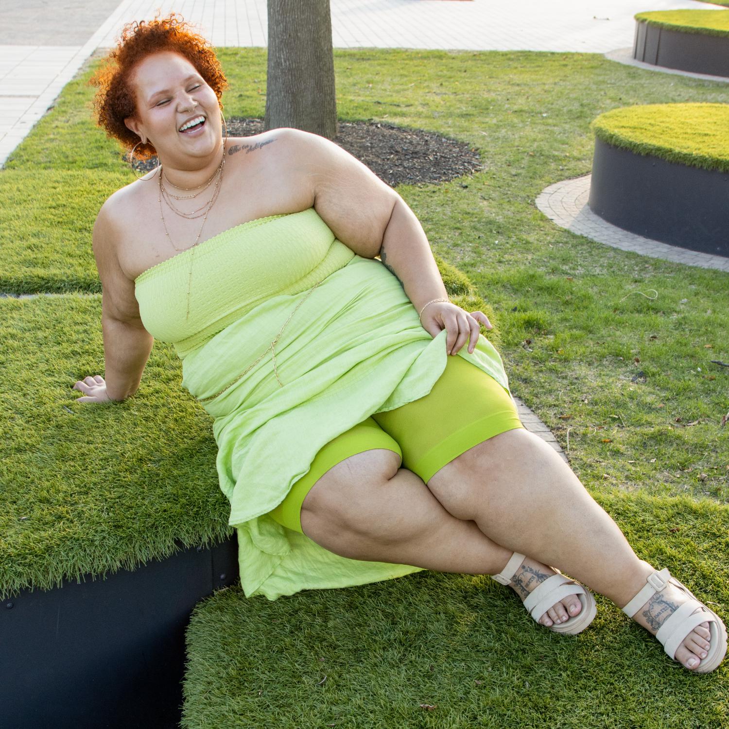 Stay Cool Chub Rub Shorts - Lima Bean Green - Image 11