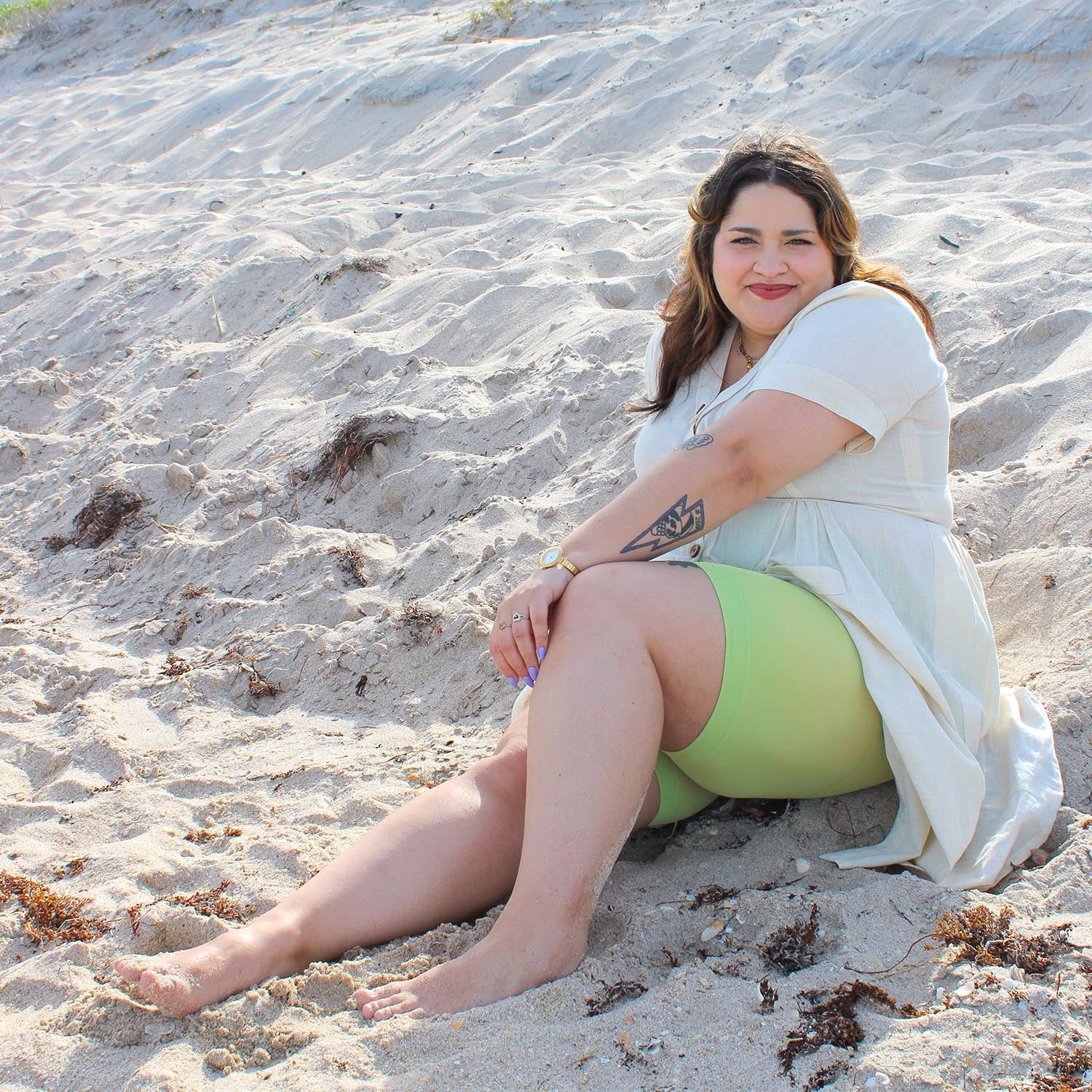 Stay Cool Chub Rub Shorts - Matcha - Image 5
