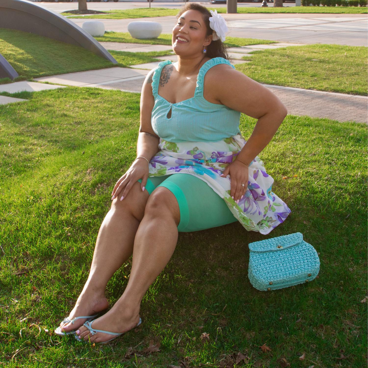 Stay Cool Chub Rub Shorts - Mint Leaf - Image 10