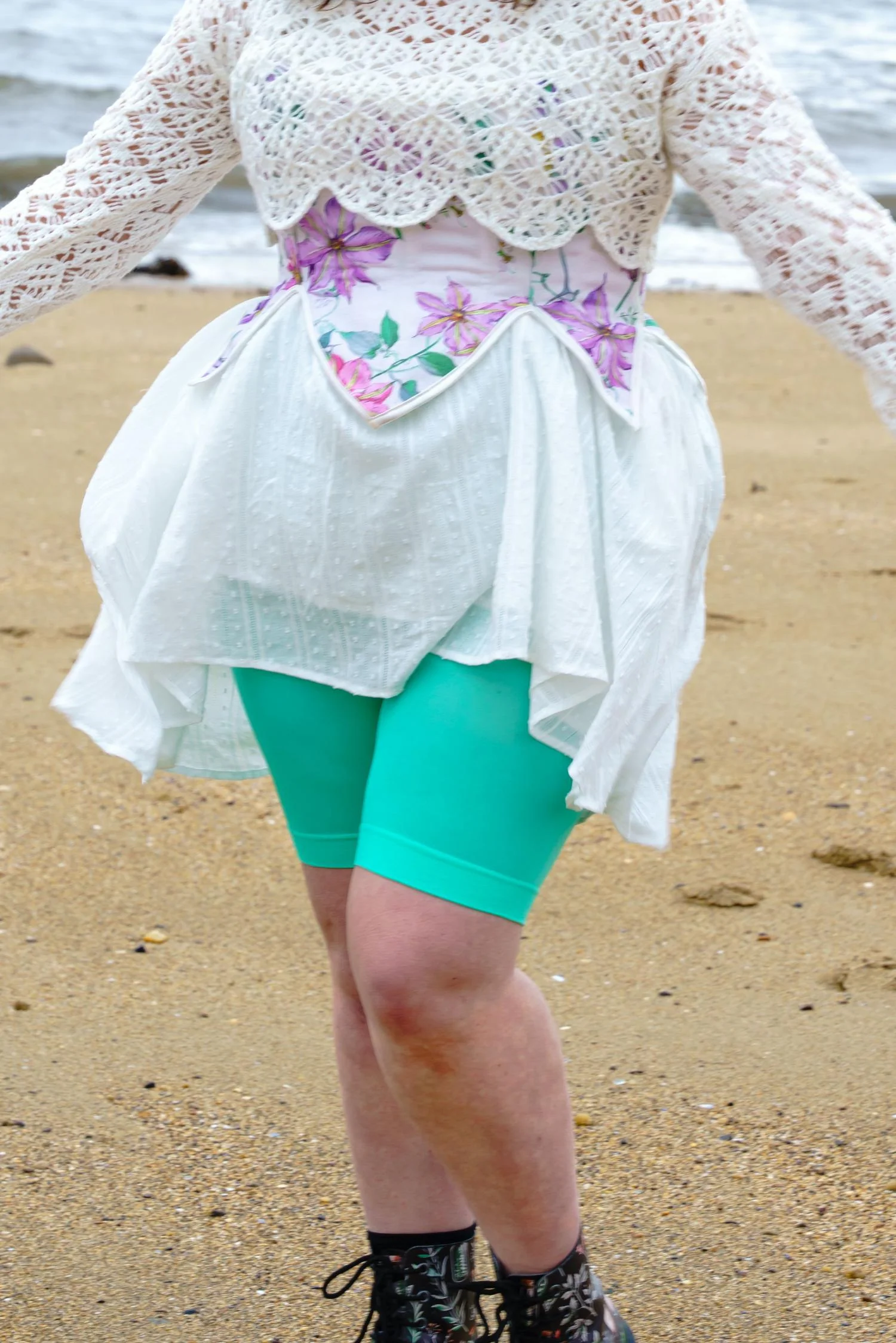 Stay Cool Chub Rub Shorts - Mint Leaf - Image 3