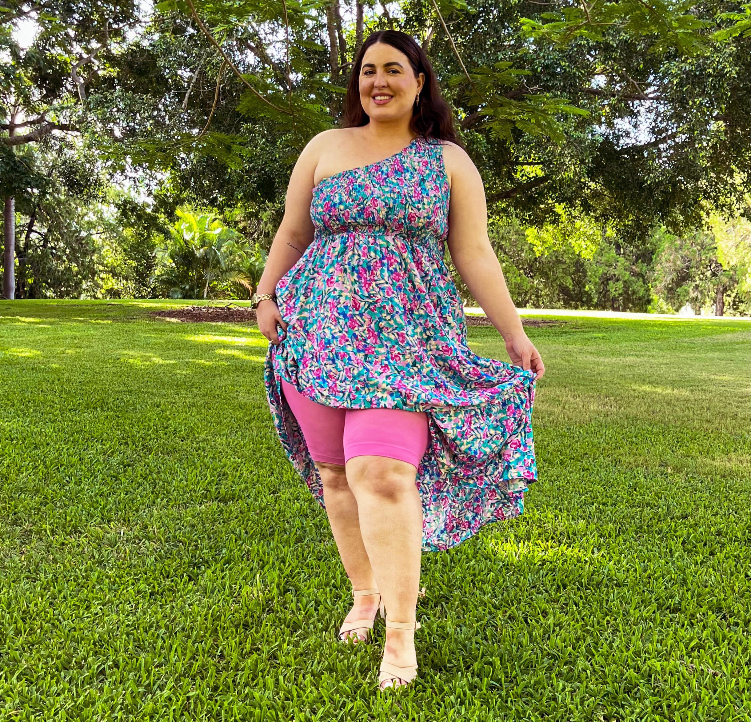 Stay Cool Chub Rub Shorts - Pink Lady - Image 10