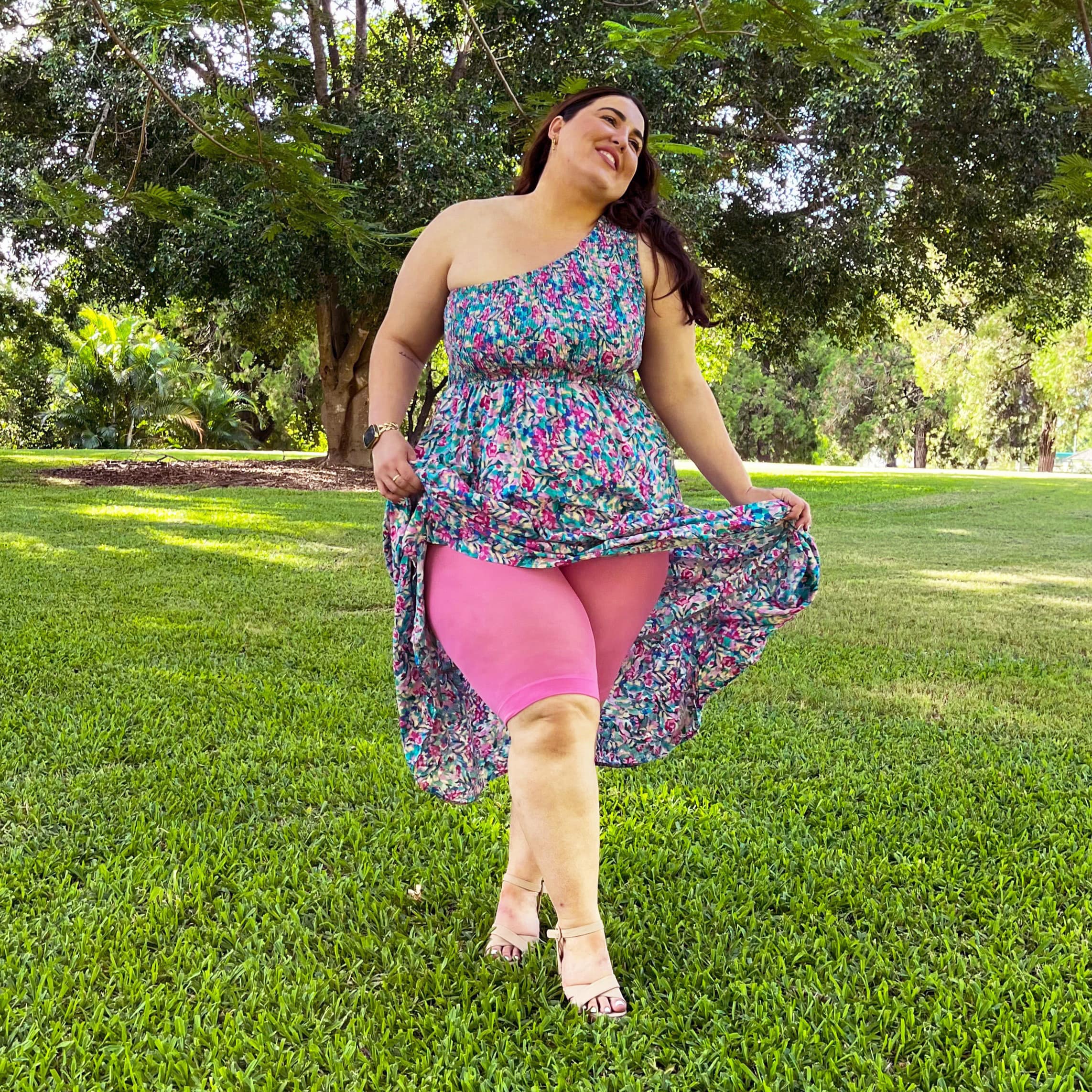 Stay Cool Chub Rub Shorts - Pink Lady - Image 12